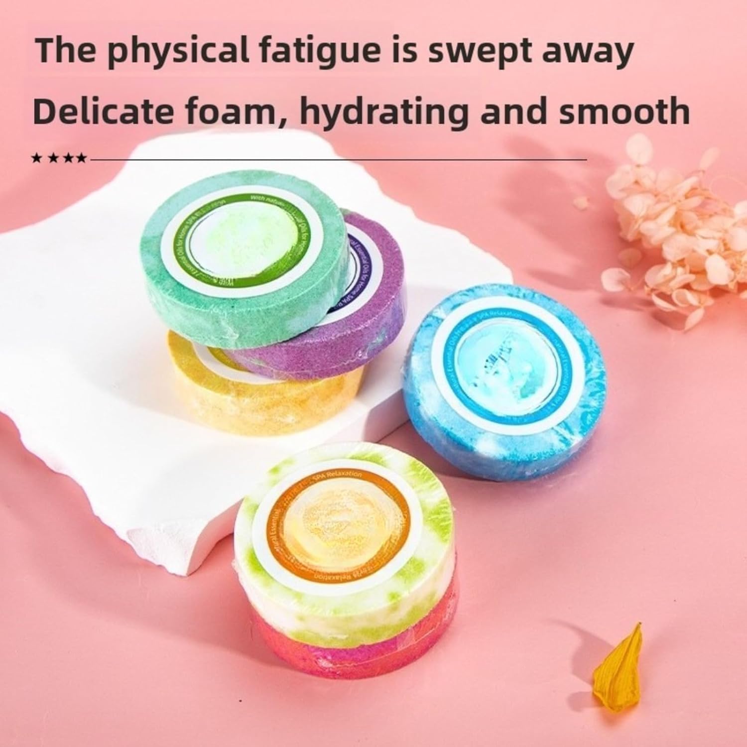 Shower Steamers - 10 Pack Premium Scented Tablets, Long Lasting Fragrance for Home Spa Daily Enjoyment (Lavender)