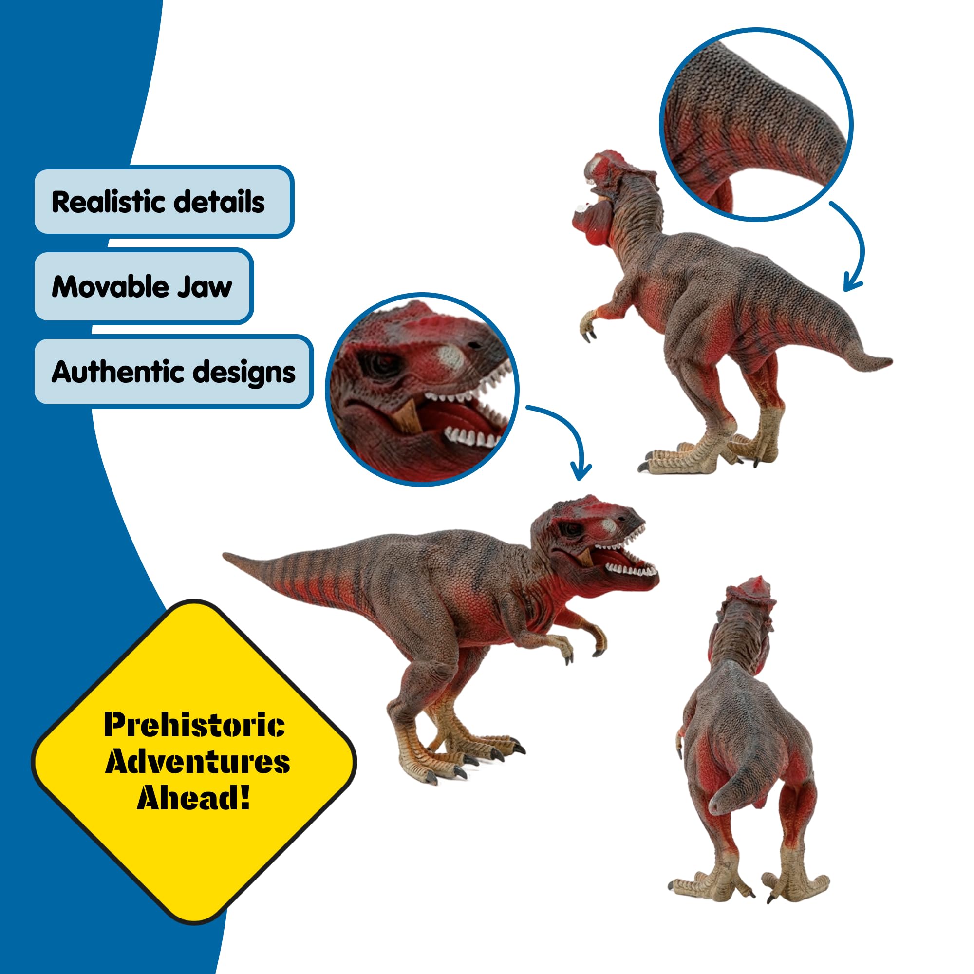 Schleich Dinosaur Playset - 4 Red Dinosaurs -3 Schleich Dinosaur Playset - 4 Red Dinosaurs -3