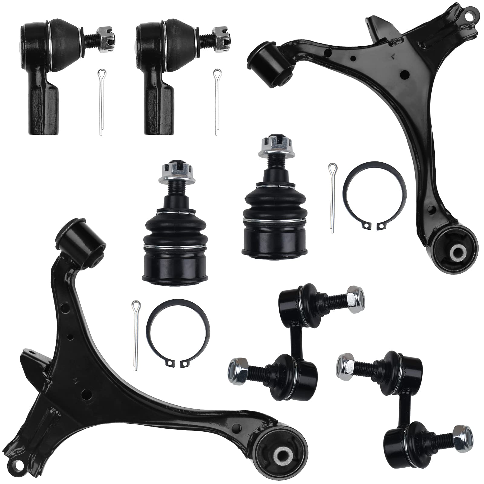 MaXpeedingrods Front Lower Control Arms With Ball Joint – For Honda Odyssey 2011-2017, Pair (Left+Right), RK622002 / MS601119