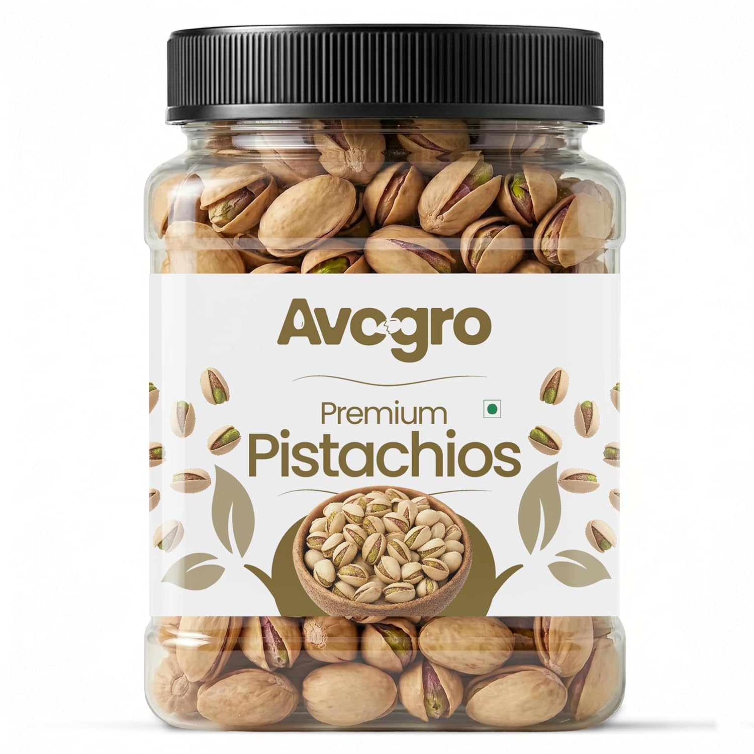 Avogro Premium Pistachios 1KG | Whole In Shell Pista Natural Crunchy Dry Fruits for Snacking Baking Cooking Desserts Hygienically Packed-image-47