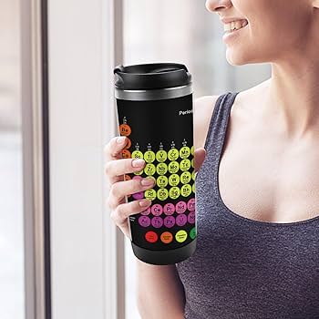 Amazon | 元素周期表 元素記号 化学 魔法瓶 水筒 マグボトル