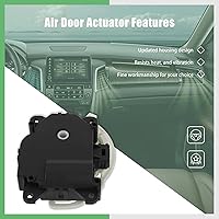 Vista 3 de SCITOO Reemplazo de actuador de puerta de mezcla de calentador HVAC para Cadillac para CTS 2005-2007, para Cadillac para SRX 2005-2006 604-156