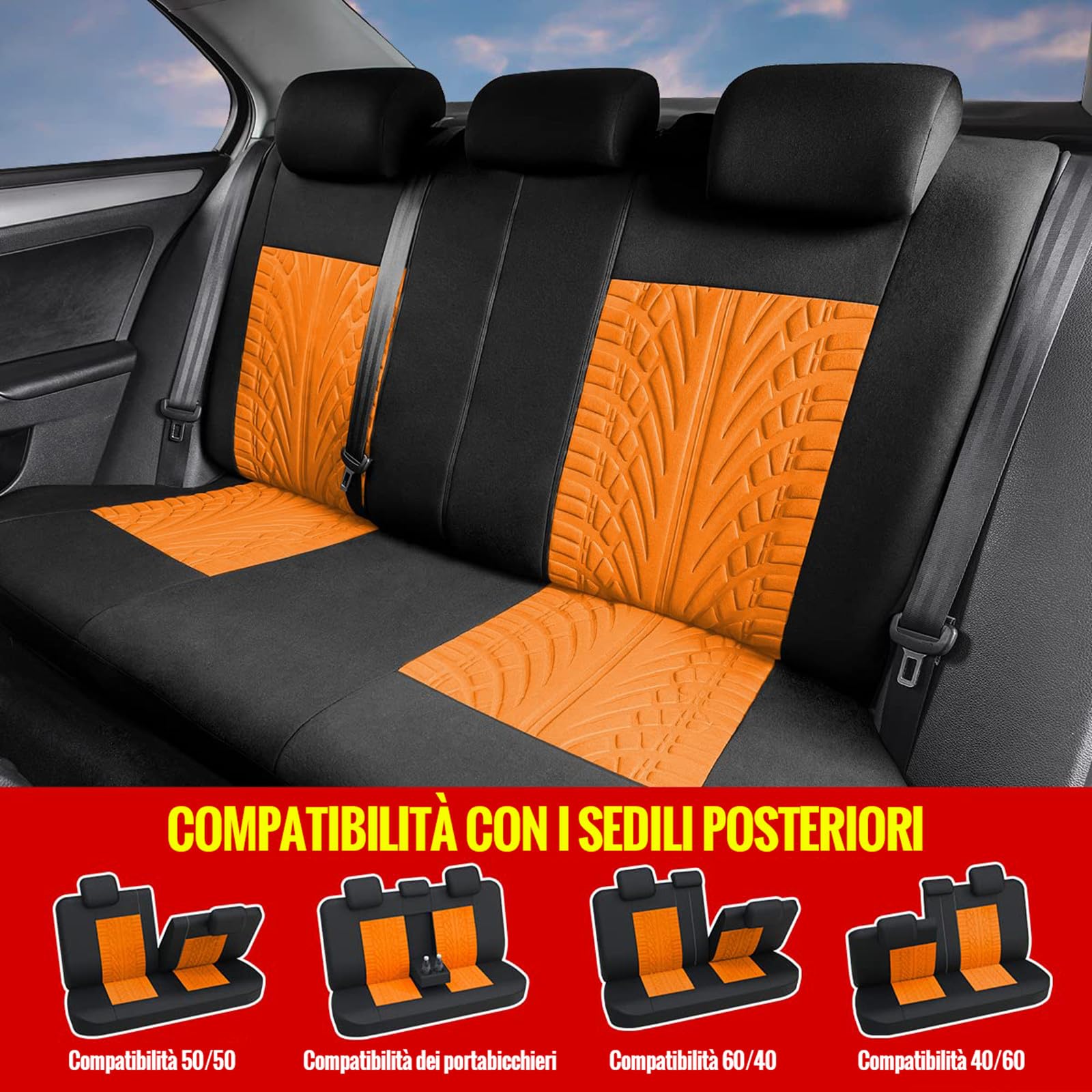 AUTOYOUTH coprisedili per auto anteriori coprisedili per autoveicoli universali coprisedili per