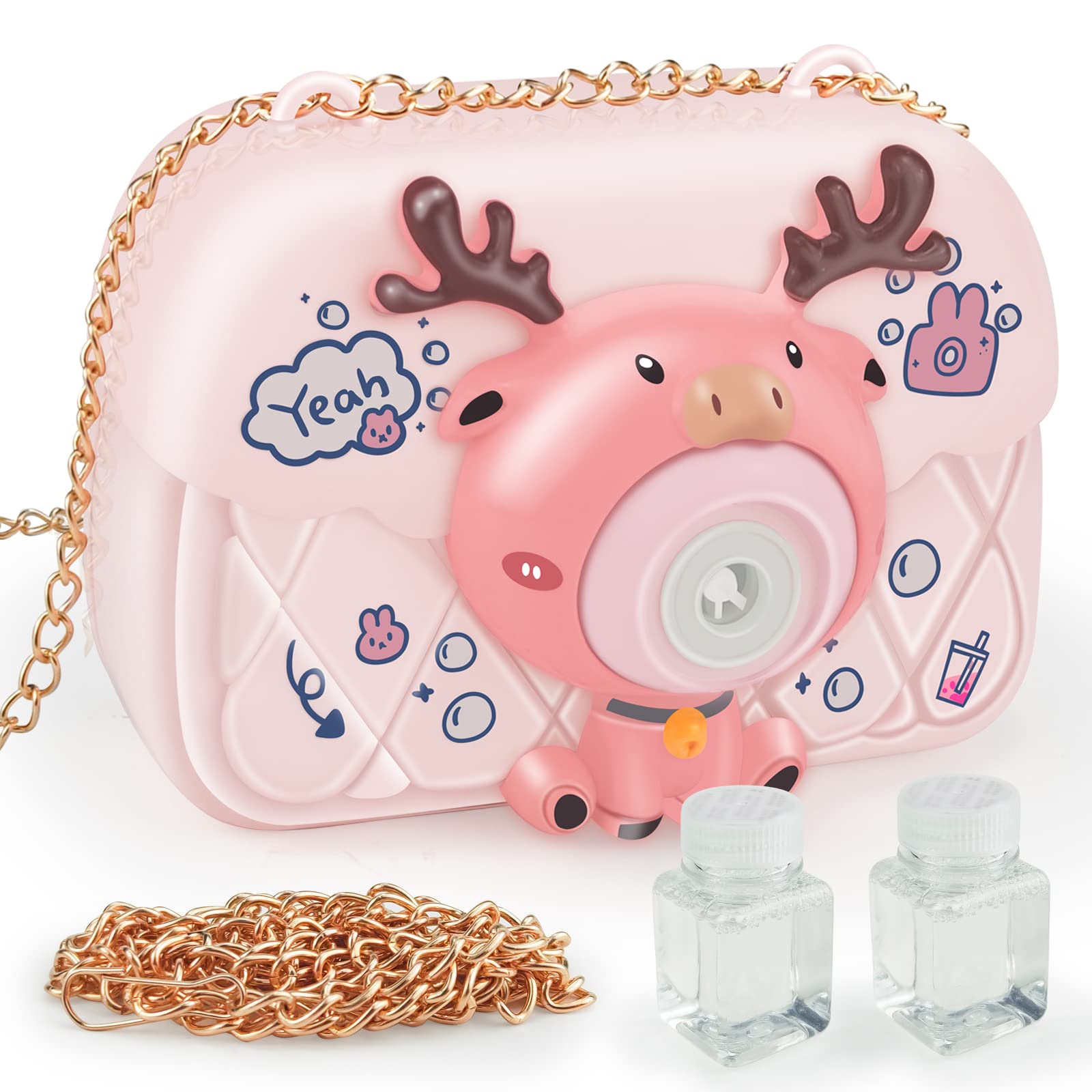 Ynybusi Bubble Wands, Mini Bubble Wands Bulk for Kids Party Favors