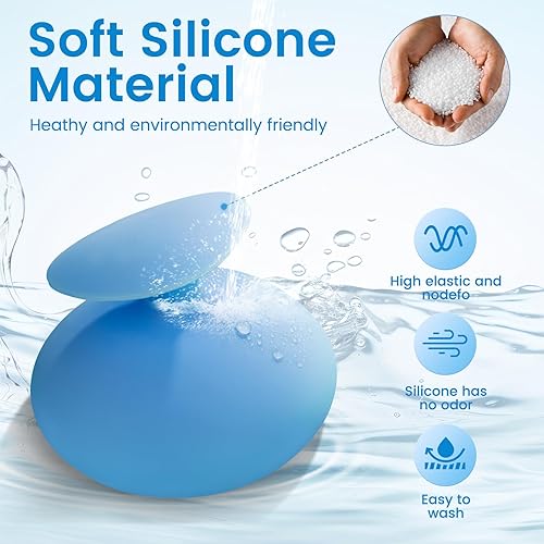 Miniatura 5 de Taza de percusión de silicona para el pecho de la palma, taza de terapia de ayuda física en el pecho, dispositivo de eliminación de moco,