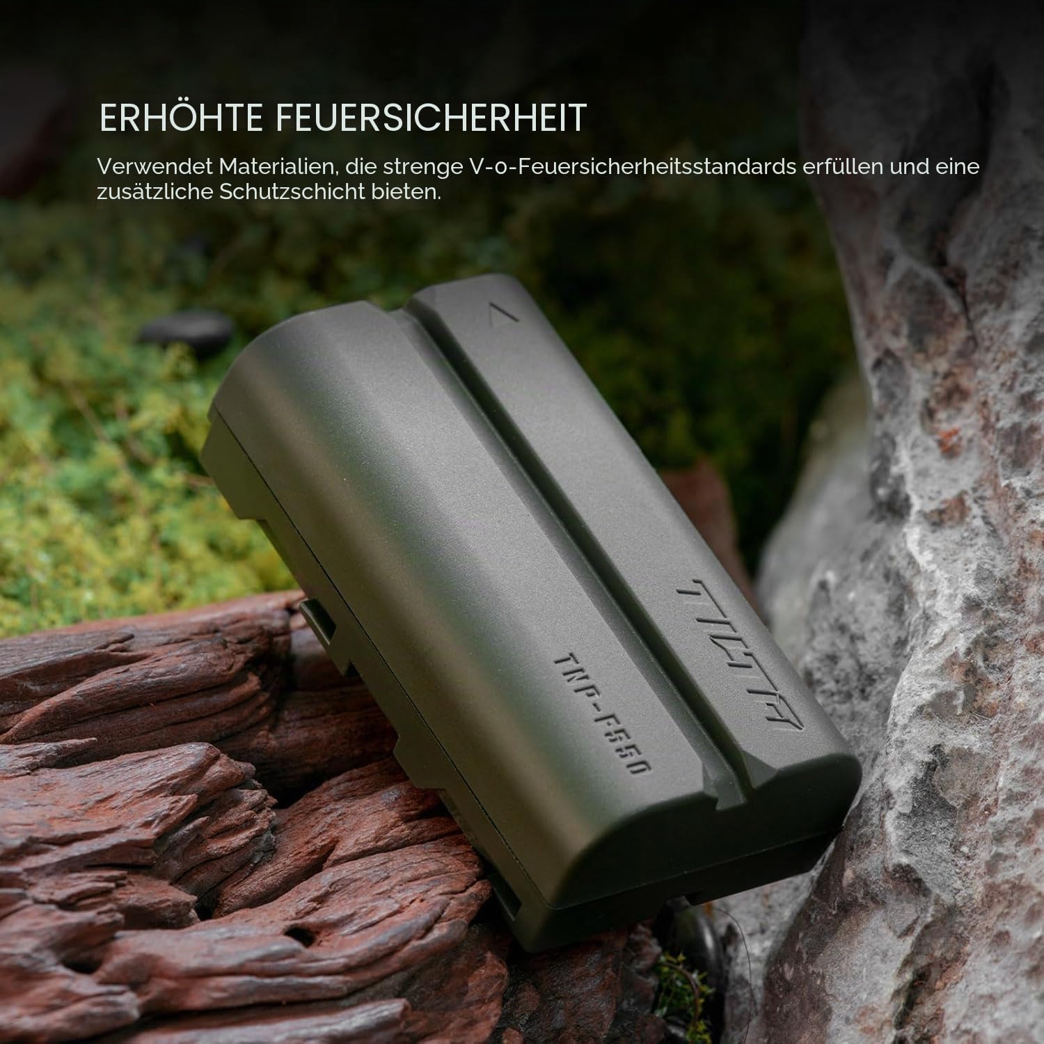 TILTA NP-F550 Akku (3500 mAh) für LED-Leuchten, Monitore und Nucleus M II TNP-F550-GN