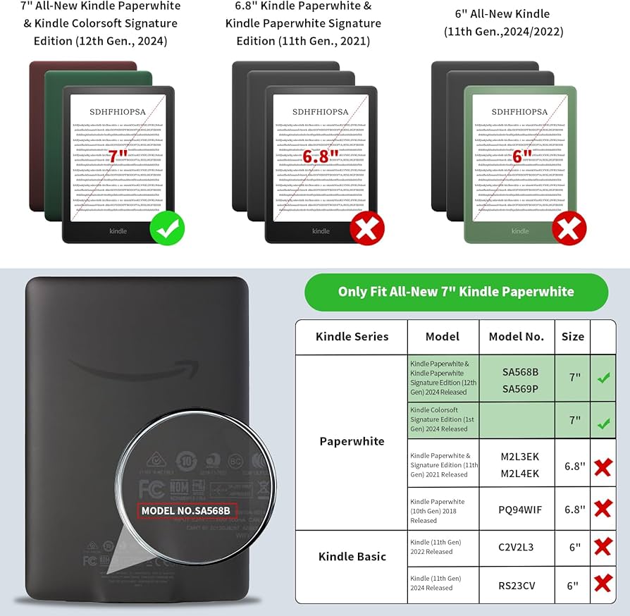 Kindle ColorSoft 32GB 本体+ カバー Amazon.com: Amazon Kindle Paperwhite and Kindle Colorsoft Case