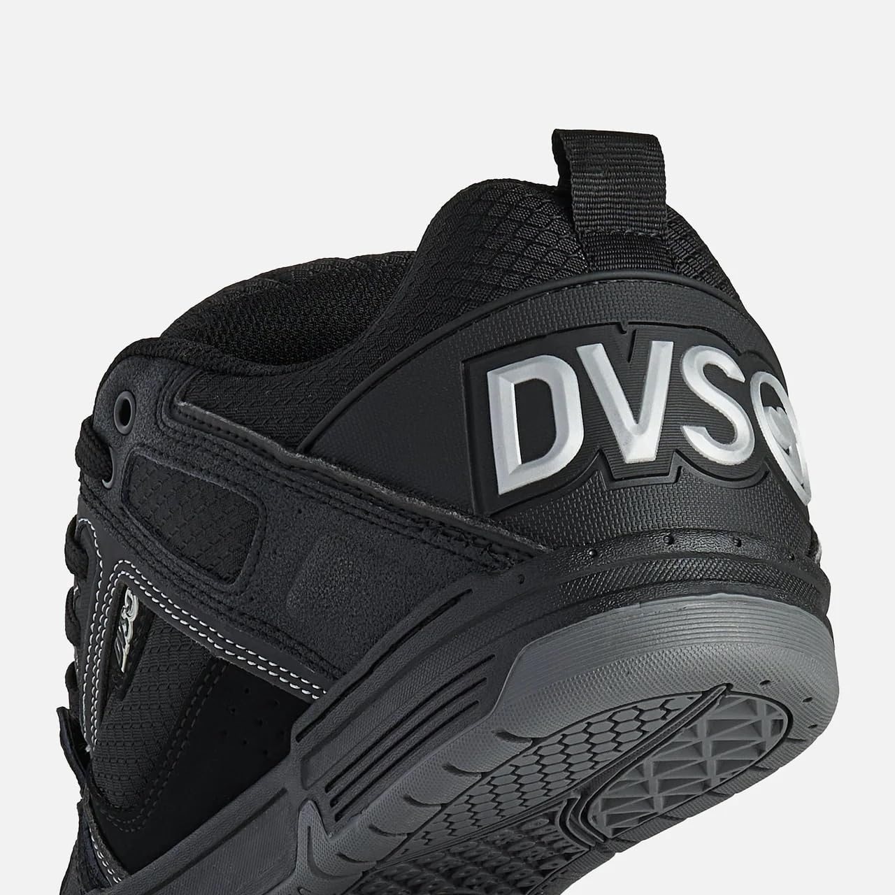 Scarpe da Skateboard – D V S Comanche Nero/Grigio da Ginnastica – Ammortizzate, Resistenti e Antiscivolo – Suola Robusta – Comfort Estremo – più Sacca