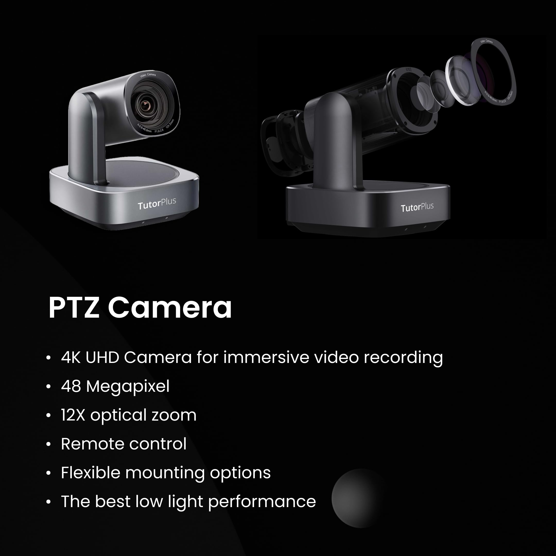 TutorPlus X Studio | GenAI Interactive Flat Panel with PTZ Camera