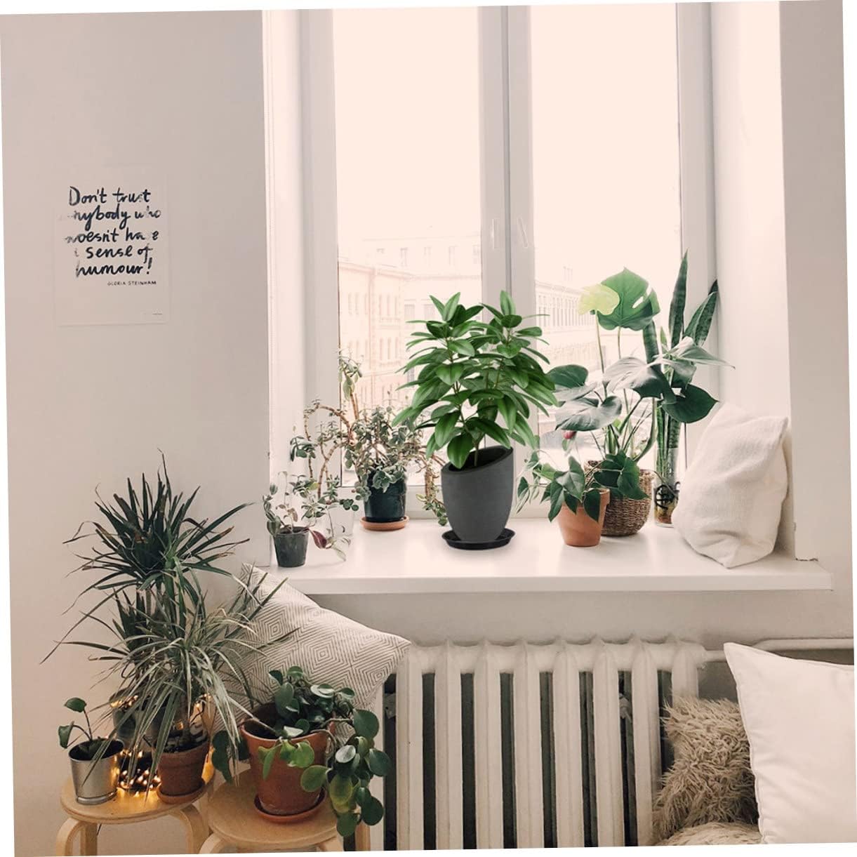 10pcs Durable Round Flowerpot Trays Plant Base Saucers for Use for Gardening and Catching Excess Water