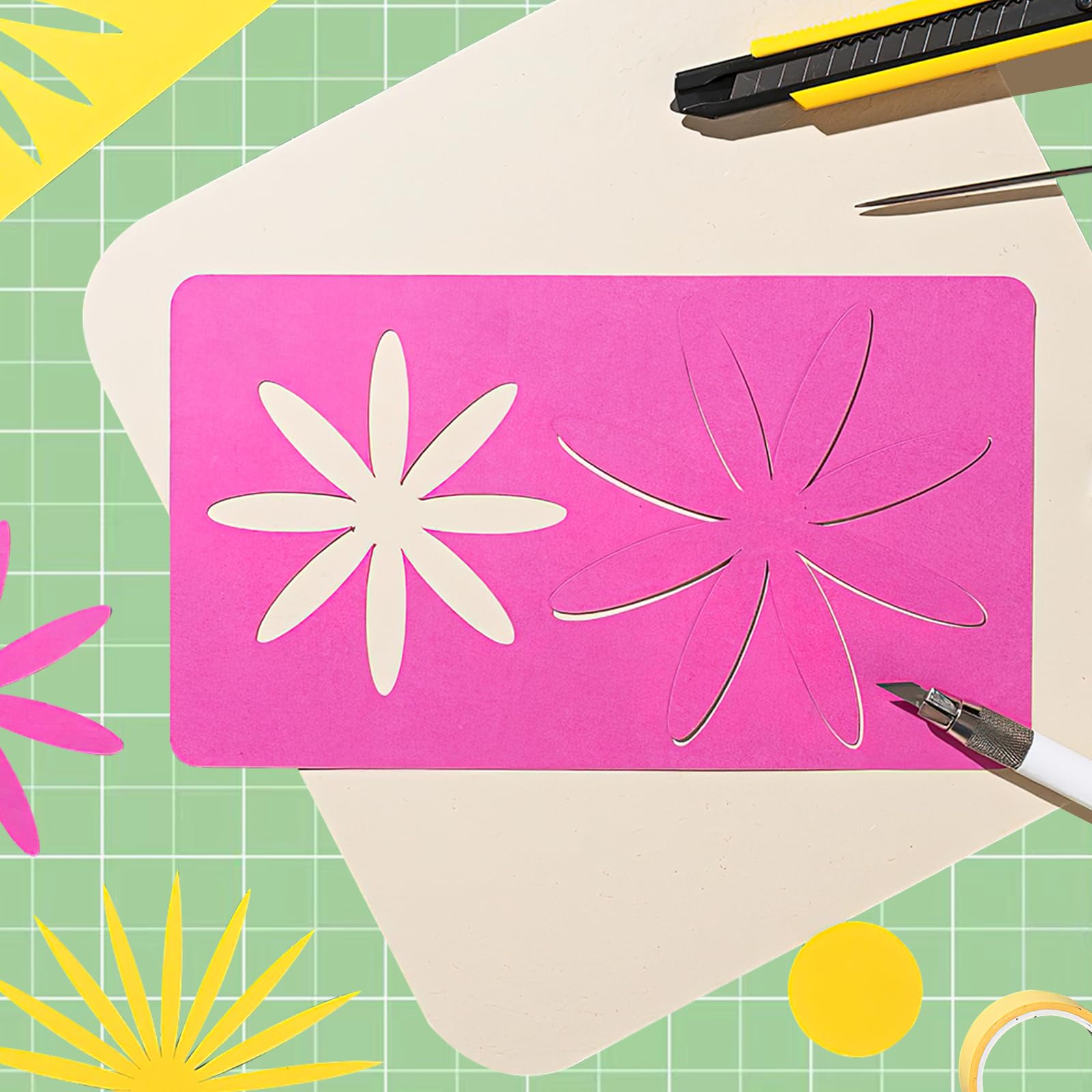 GIOVARA Schneidematten Set - 3 Stück 21,6x30,5cm Für Cricut Joy Xtra & Silhouette Cameo