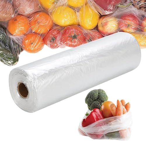 PAPRMA Bolsas de plástico de 12 x 20 pulgadas bolsas transparentes para almacenamiento de alimentos para cocina oficina comercial hogar 350 bolsas PAPRMA Bolsas de plástico de 12 x 20 pulgadas bolsas transparentes para almacenamiento de alimentos para cocina oficina comercial hogar 350 bolsas