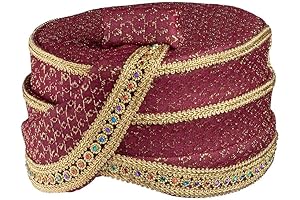 Aladdin Hat Sultan Hat for Adults, Arabian Royal Headwrap Hat