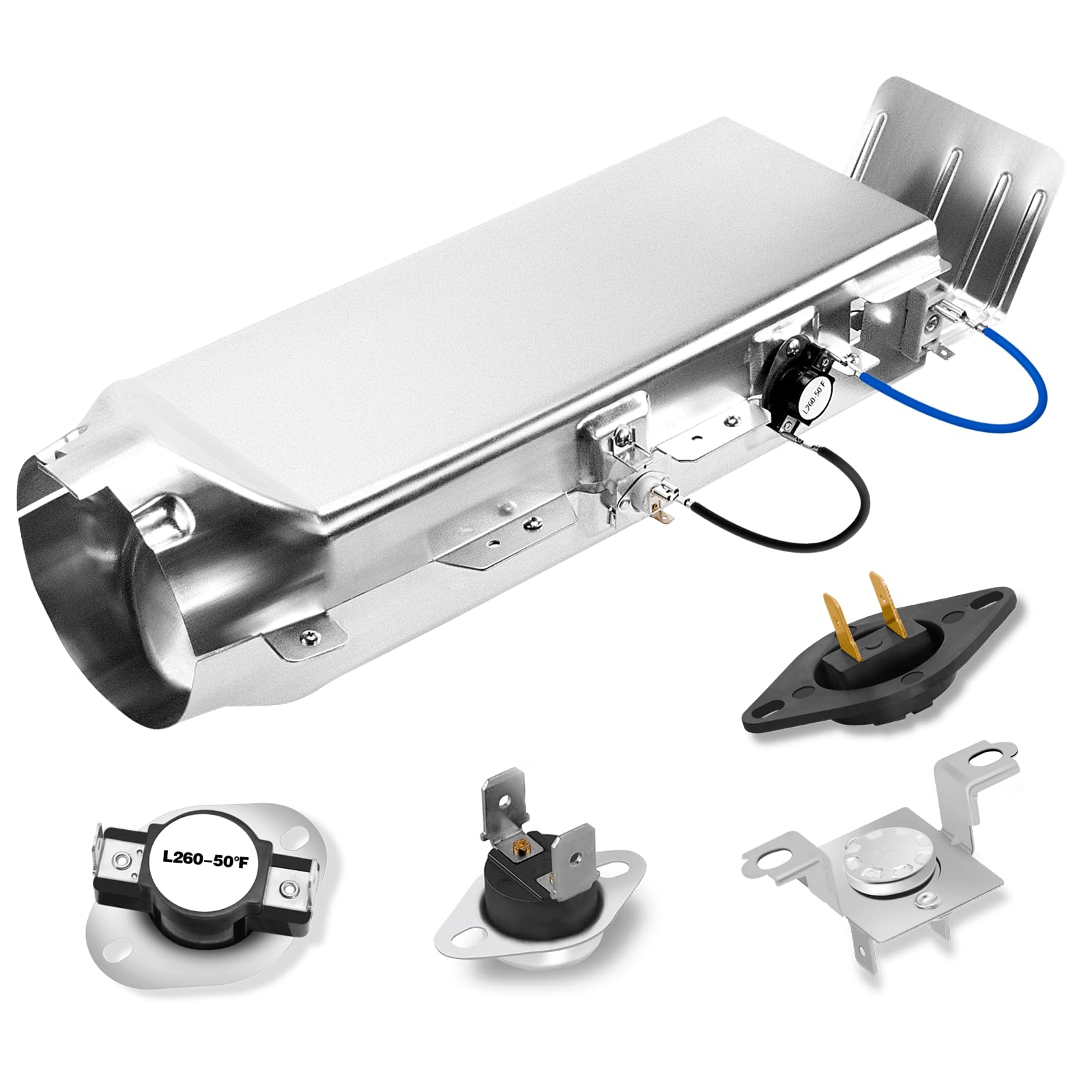 ?Upgraded?DC97-14486A Dryer Heating Element for Samsung DVE50R5200W/A3 DVE50R5400V/A3 DV45H7000EW/A2 DV42H5000EW/A3 DVE50M7450W/A3 DV40J3000EW/A2 DV42H5200EP/A3 DV42H5200EW/A3 DV48H7400EW/A2