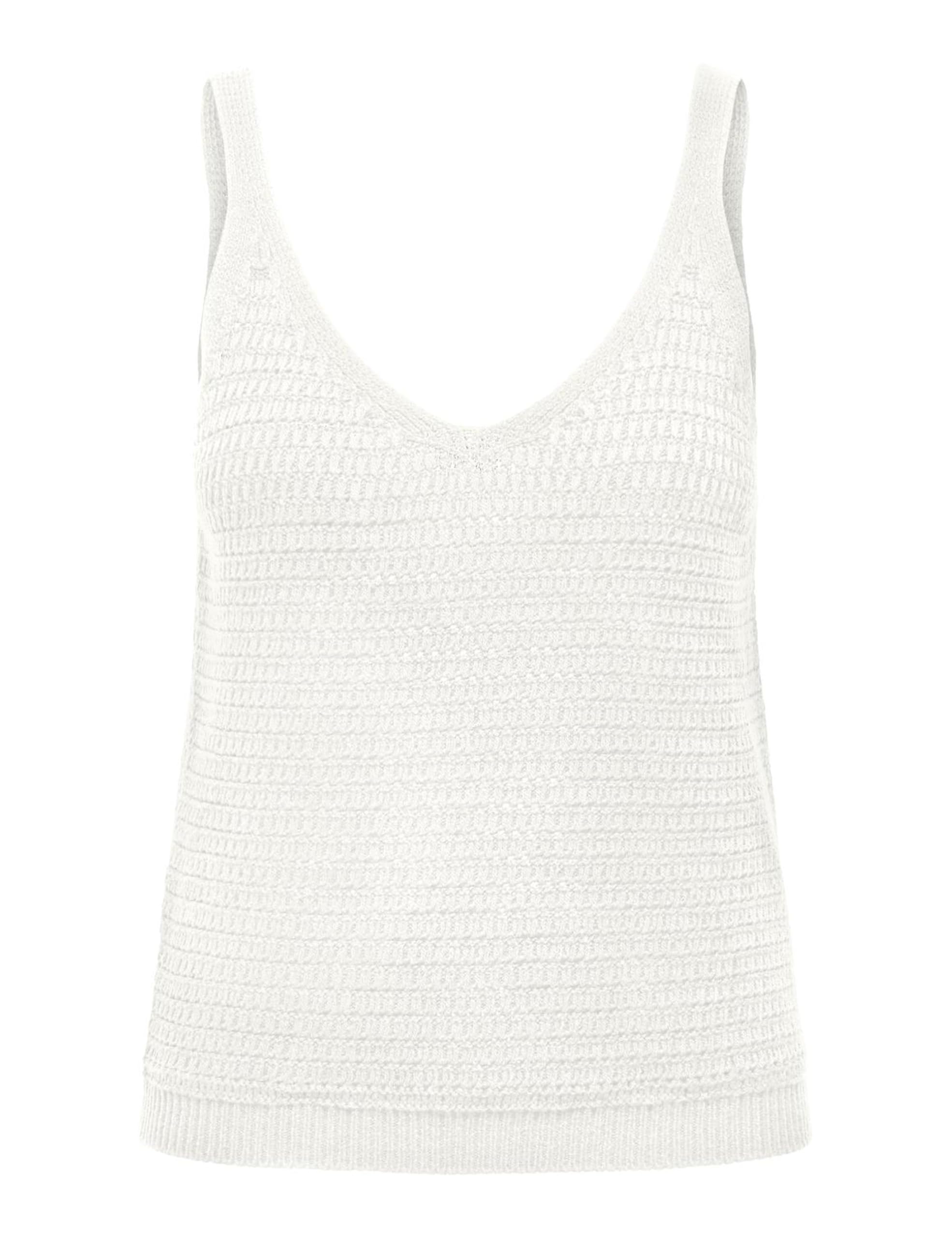ONLY Onlroseann Sl V-Neck KNT, Cloud Dancer, XL
