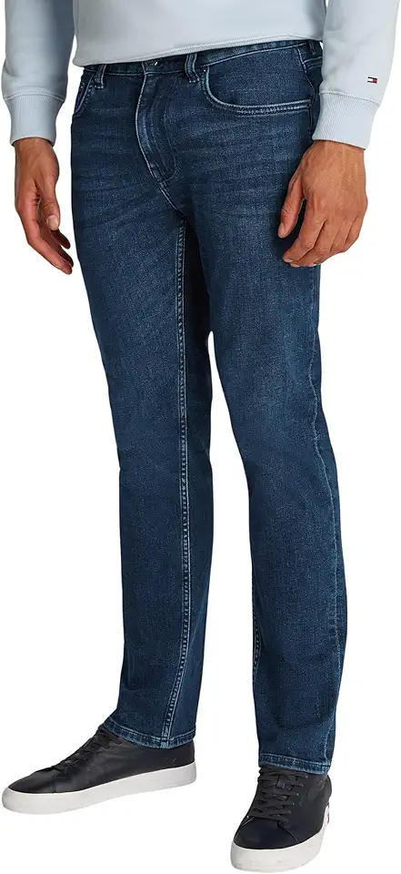 Tommy Hilfiger Herren Straight Denton Jeans Washes Gerade