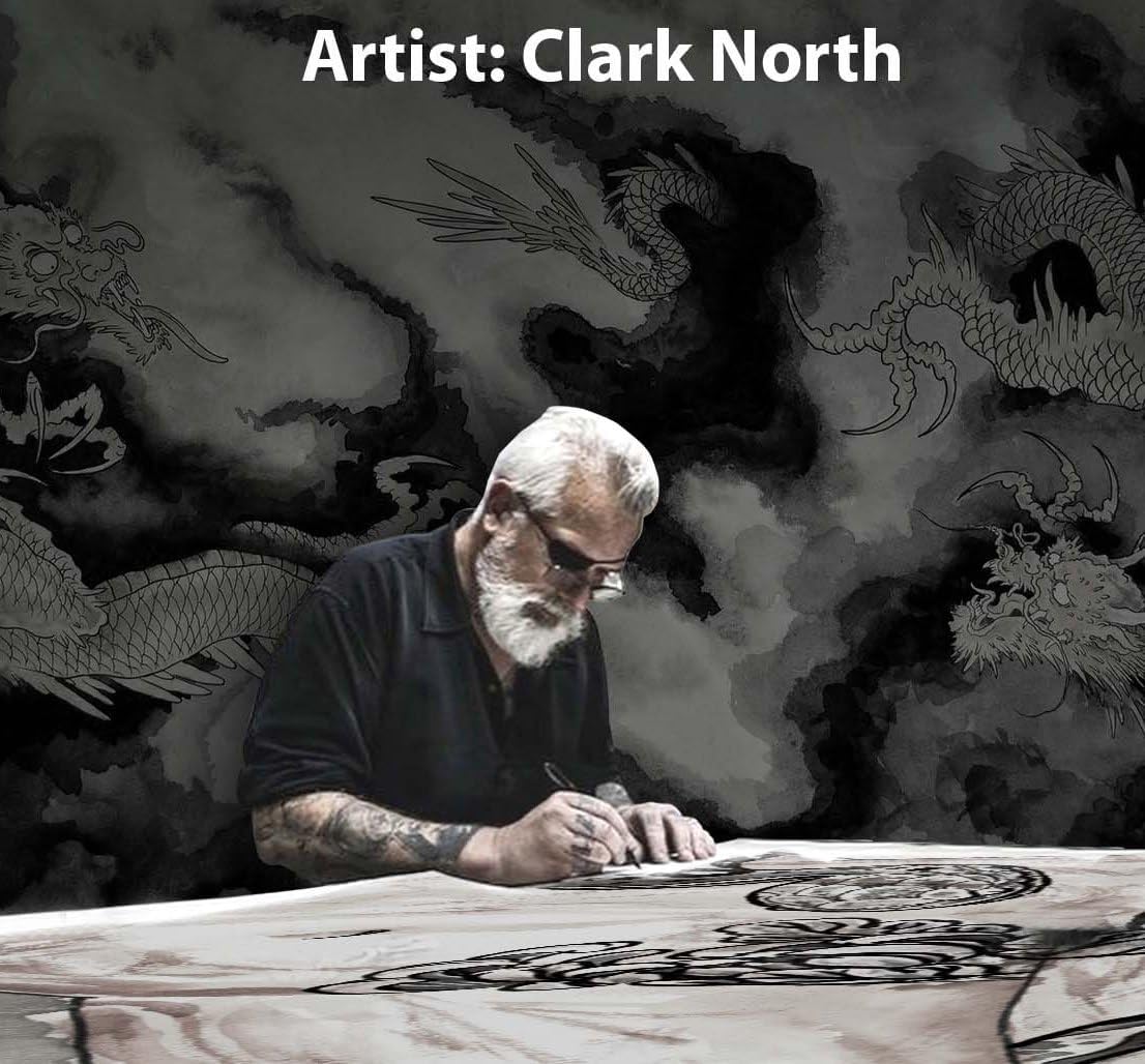 Men's Scorned by Clark North Hannya Traditional Japanese Tattoo Art Hoodie