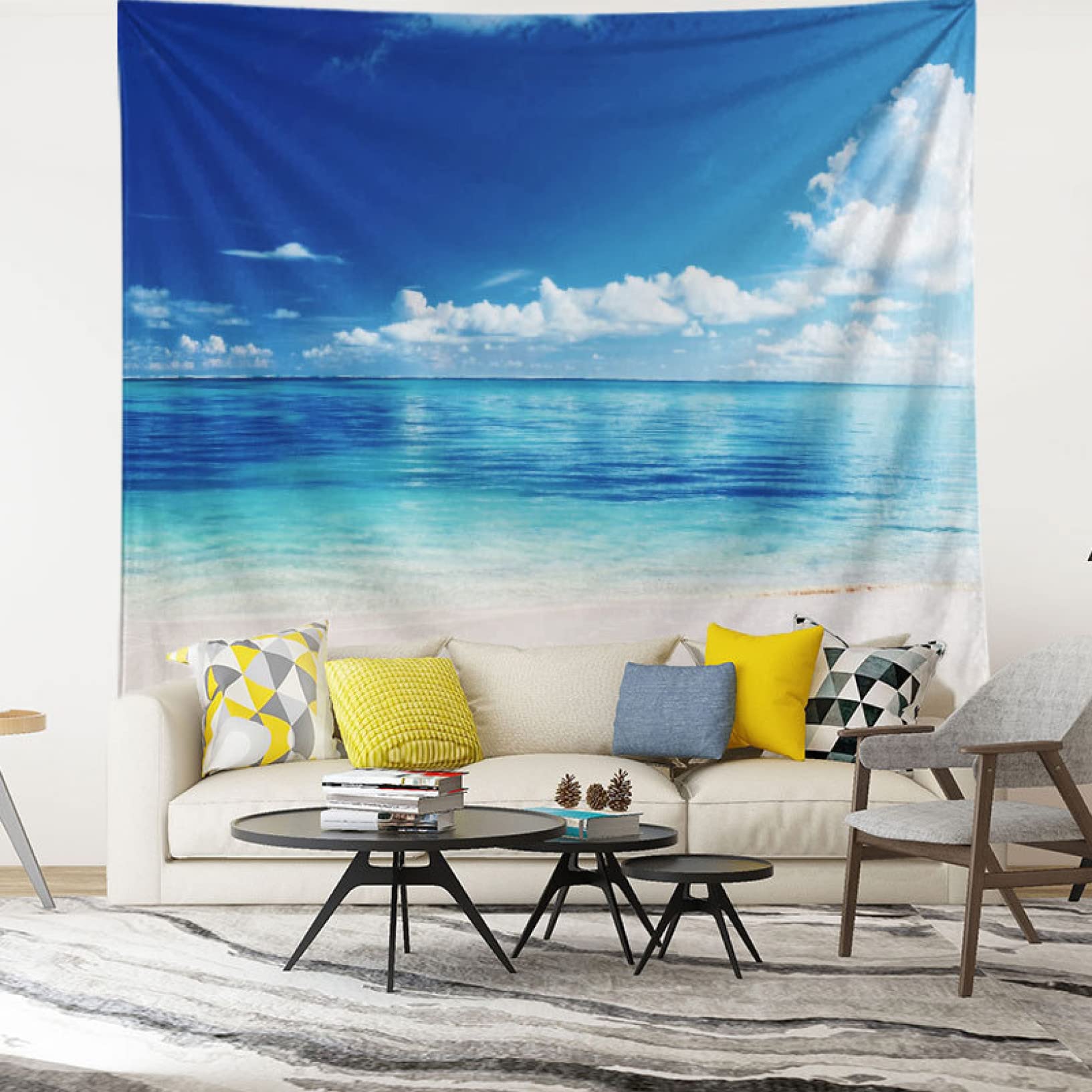 絵画 壁掛け 大きい インテリア タペストリー ハワイ 海 カラー 夏 南国 太 絵画 壁掛け 大きい インテリア タペストリー ハワイ 海 カラー