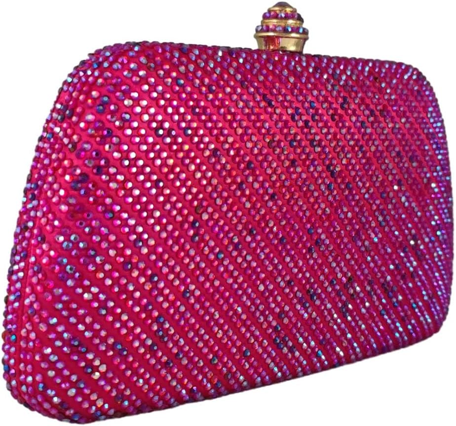 Boutique De FGG Mini Rhinestone Clutch Purses for Women Formal,Wedding Dressy Evening Bags and Clutches,Crystal Clutch Bag - Image 4