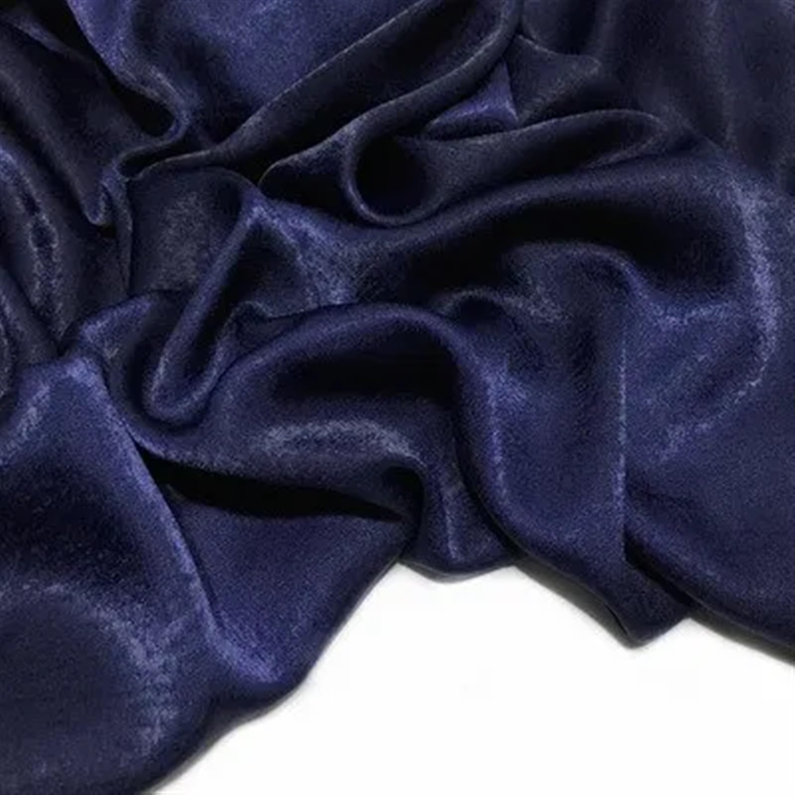 Tela Brillante Tela de Gasa crepé de Piel de melocotón, Tejido de satén de Seda Fluorescente Brillante, Costura de Ropa, 3/5/10m (Color : 24, Size : 150cmX5M)