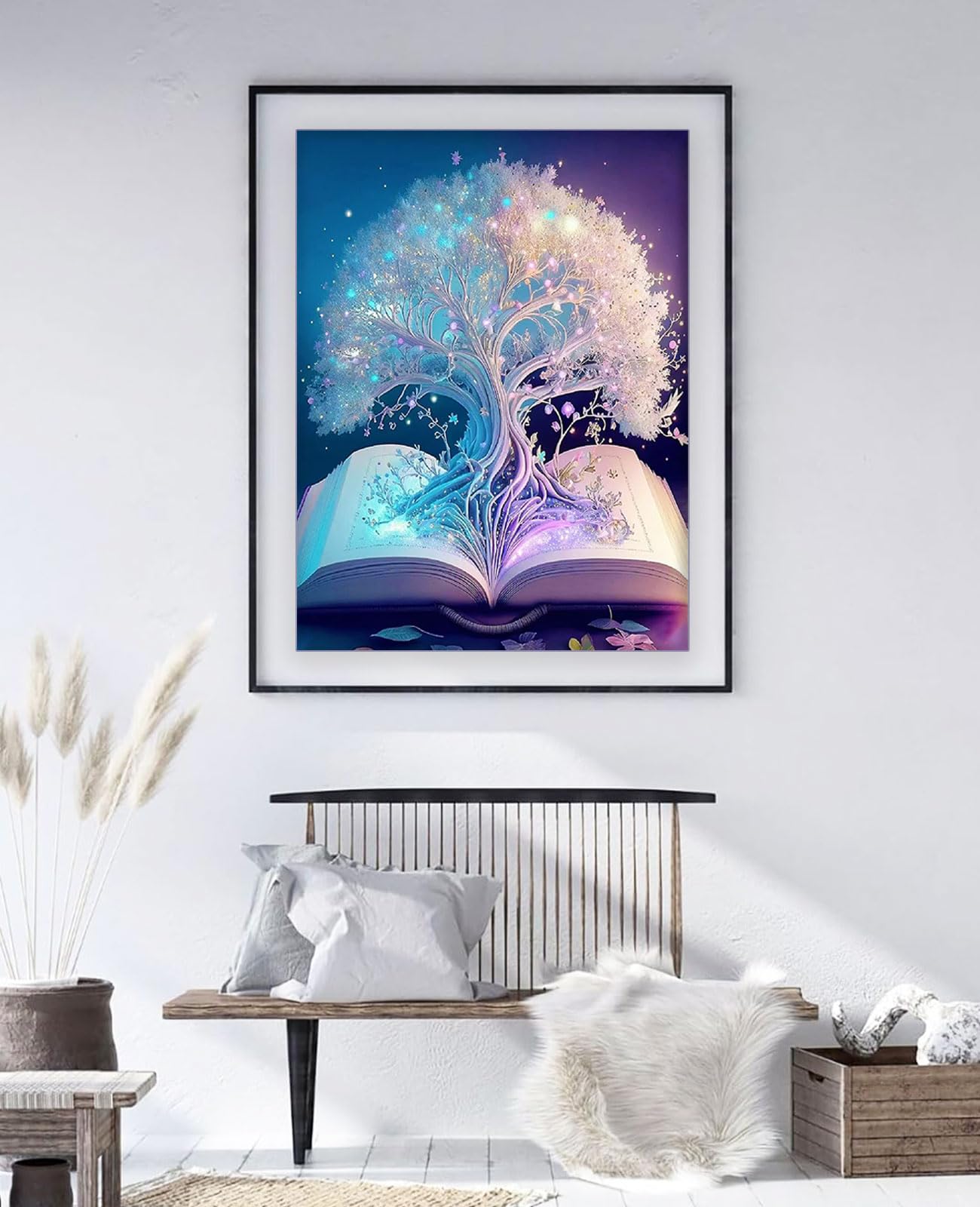 Kit Diamond Painting 5D - 2 Quadri 30x40 Cm Con Pietre Lucide, Ideale Per Adulti E Decorazione