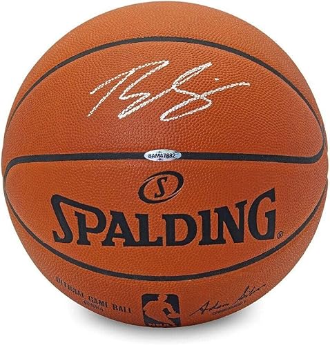 Ben Simmons Signed Authentic Basketball Brooklyn Nets UDA COA Autograph 76ers - Autographed Basketballs