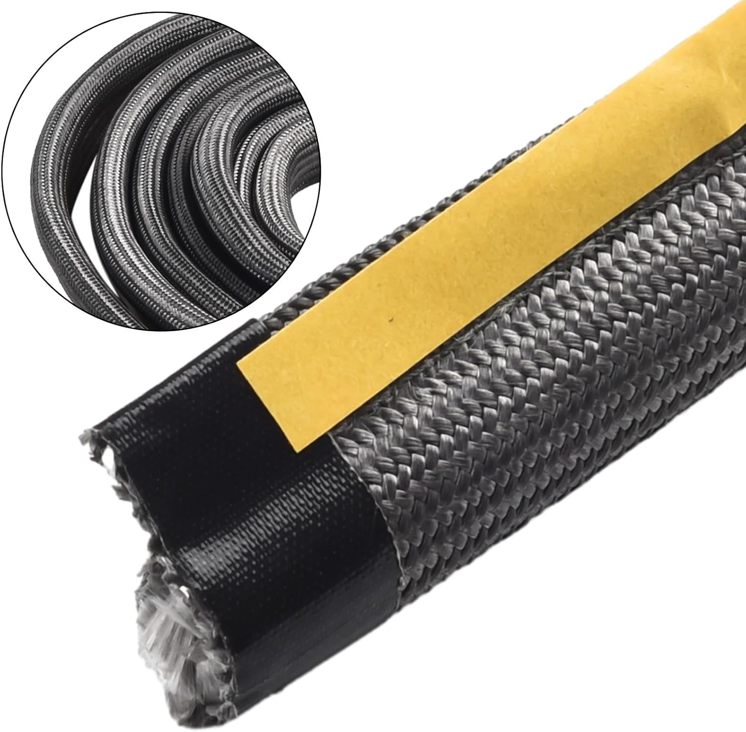 Self- Stove Door Seal Rope, 10Mm X 18Mm High Temp Fire Resistant Ket, For Wood Burner Fireplace Oven Insert, Heat Insulation Strip For Home Heating Repair And Maintenance(3 meters)