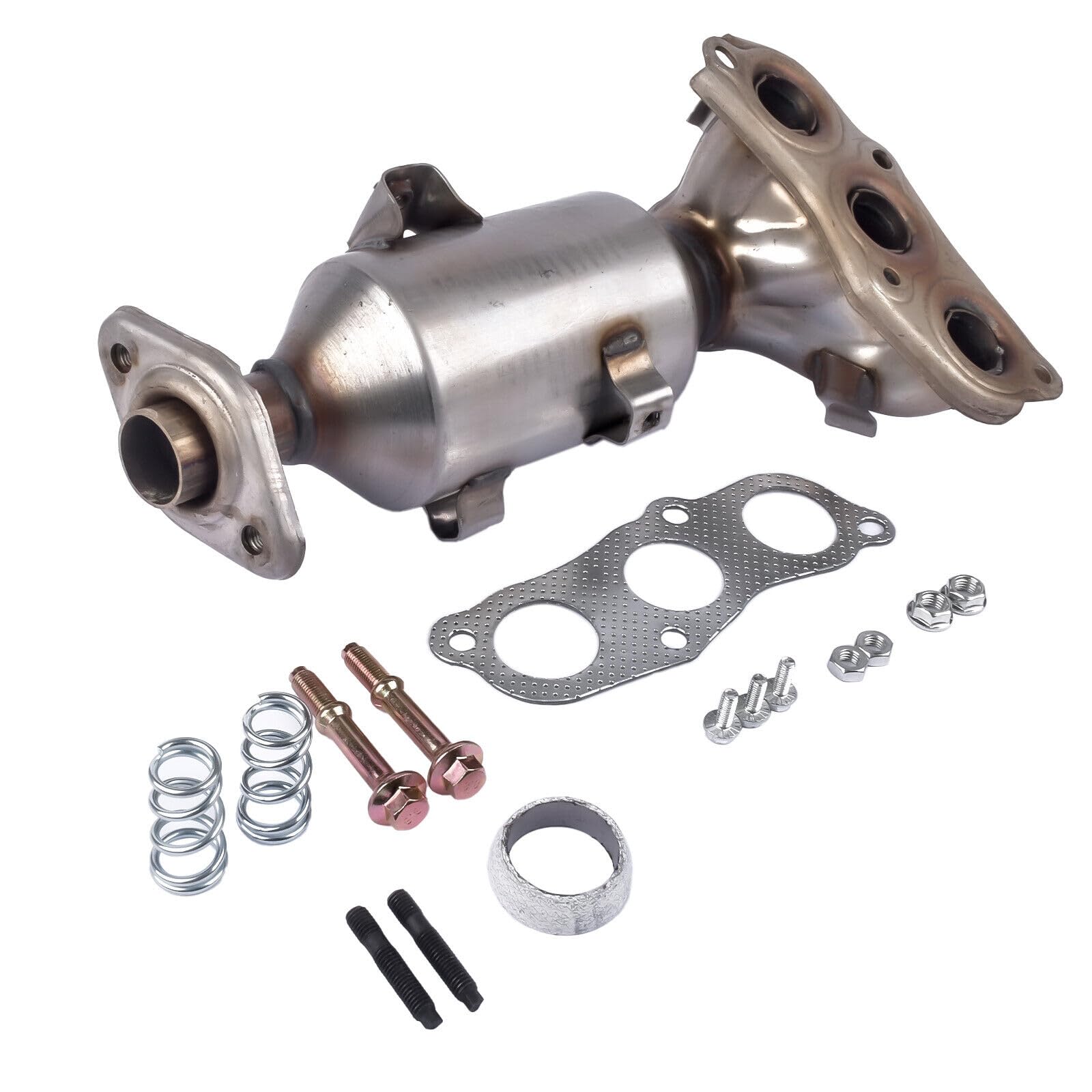 Convertidor catalítico con kit de montaje kit de sellado compatible con C1 (PM_, PN_) 1.0 107 (PM,PN) 1.0 2005-2014, reemplazo para 0342K0 0342K3 0342K8 0342L5 0342L3 1609158080