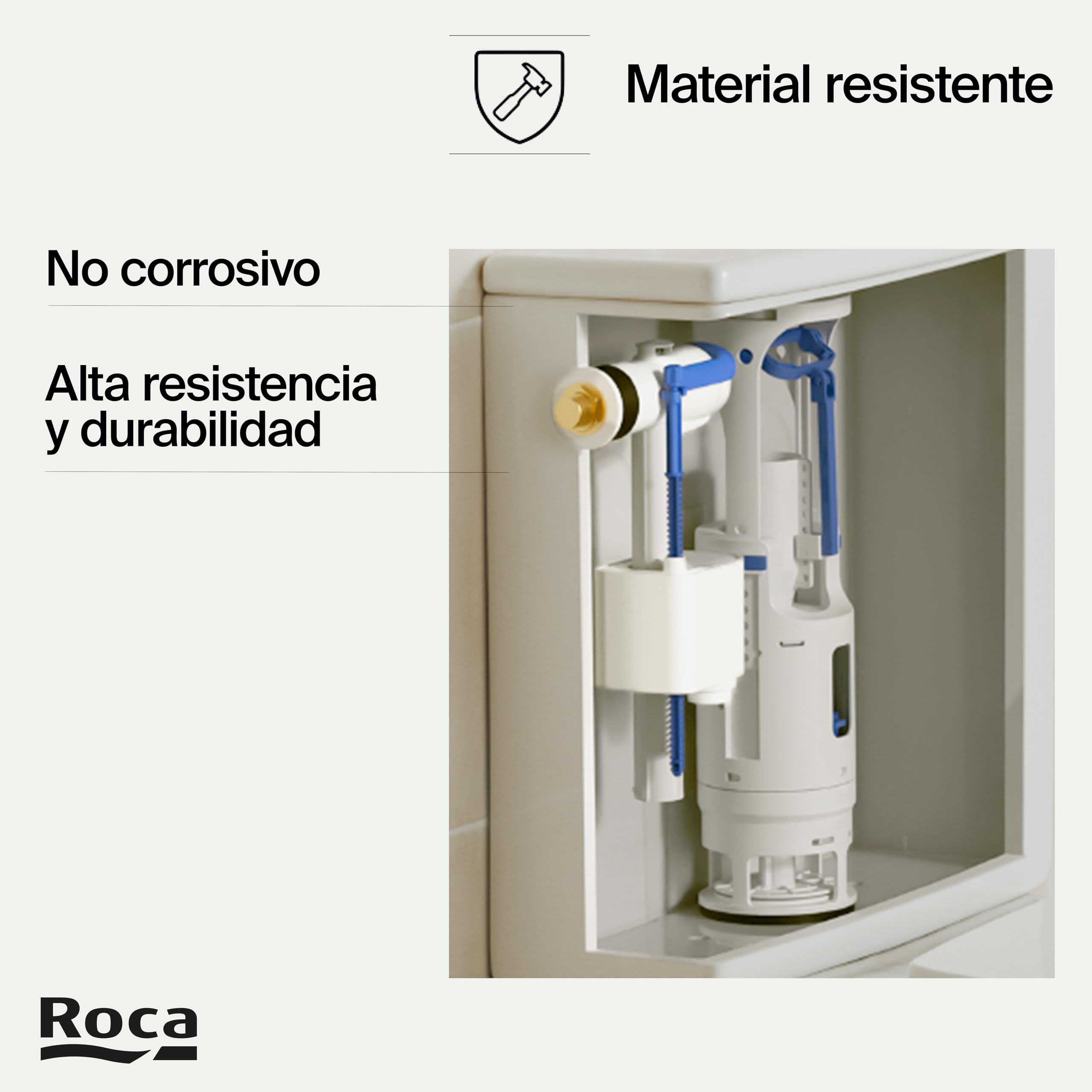 Roca A822504300 - Mecanismo de alimentación lateral con rosca metálica. compacto y llenado rápido — view 6