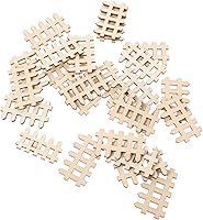 Vista 1 de Uonlytech 100 piezas de decoración para el hogar, cercado decorativo para el hogar, valla decorativa, mini valla en miniatura, adorno de valla