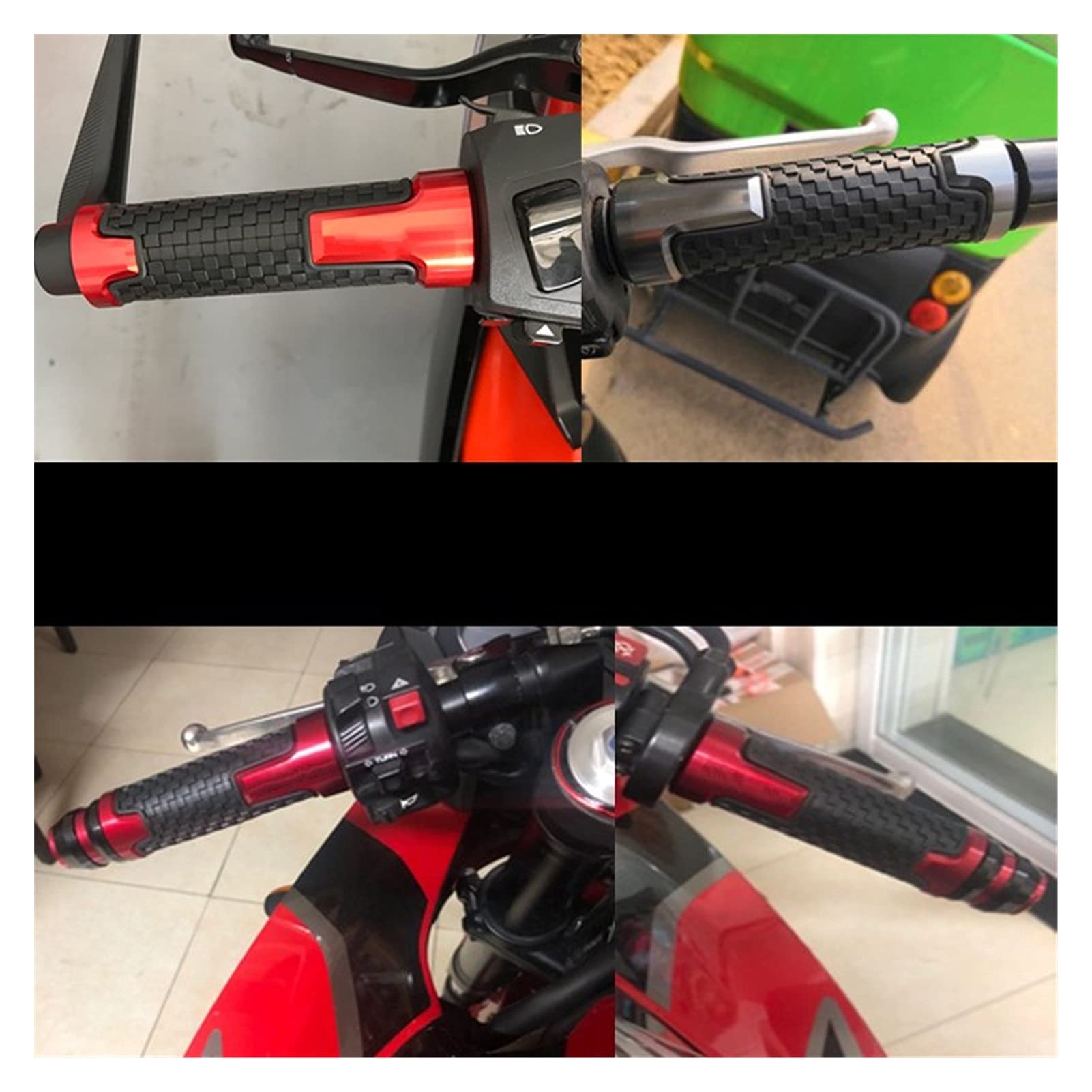 Motorradg Lenker Gasgriff 7/8"22mm Universal Motorradgriff Lenker Lenkergriff Für BMW HP2 Sport 2007-2010, HP2 Enduro 2005-2007, HP2 Megamoto 07 (Color : 1)