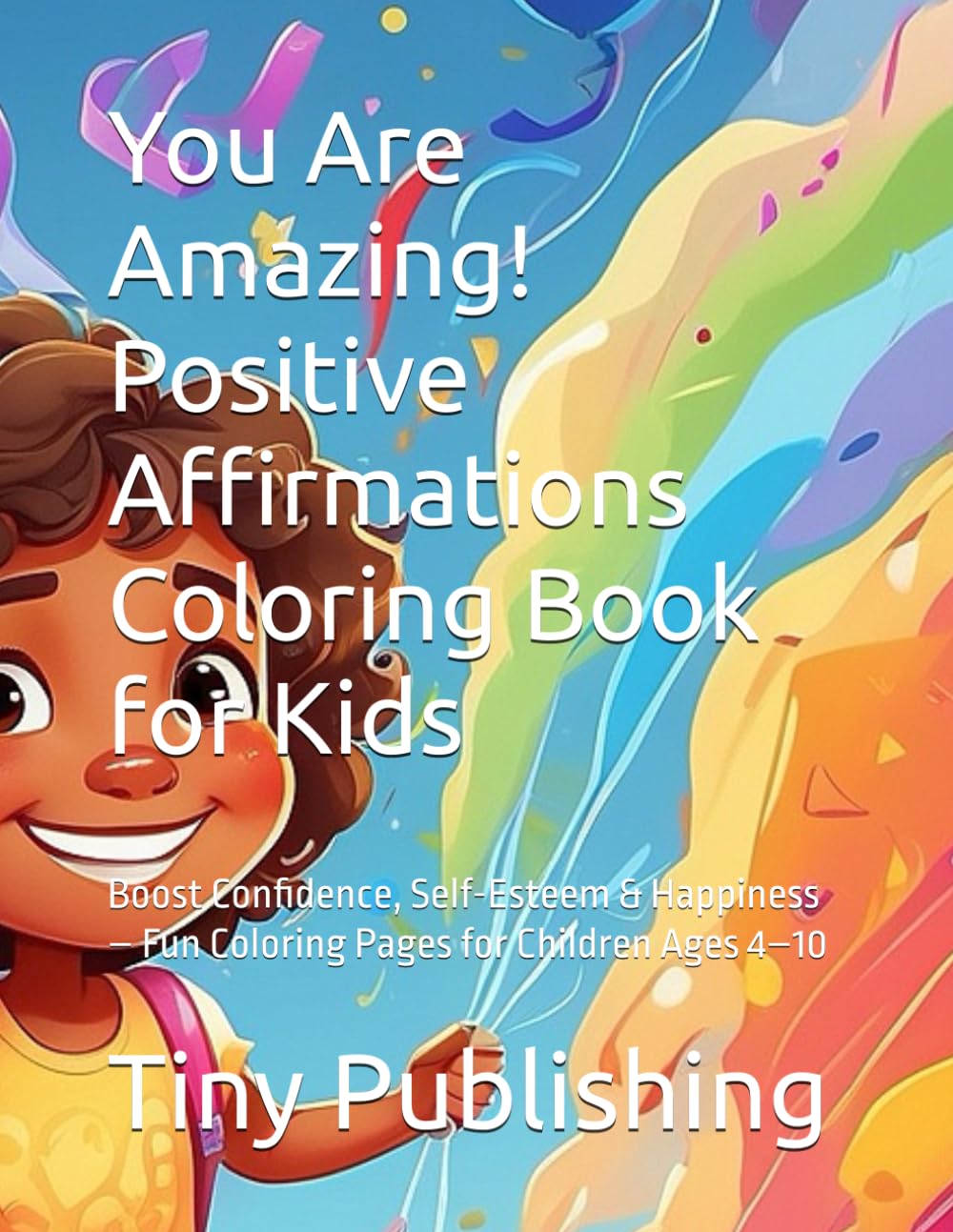 You Are Amazing! Positive Affirmations Coloring Book for Kids: Boost Confidence, Self-Esteem & Happiness – Fun Coloring Pages for Children Ages 4–10