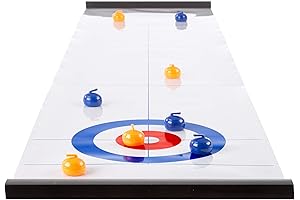 Hey! Play! Desktop Curling - Portable Indoor Competition Game