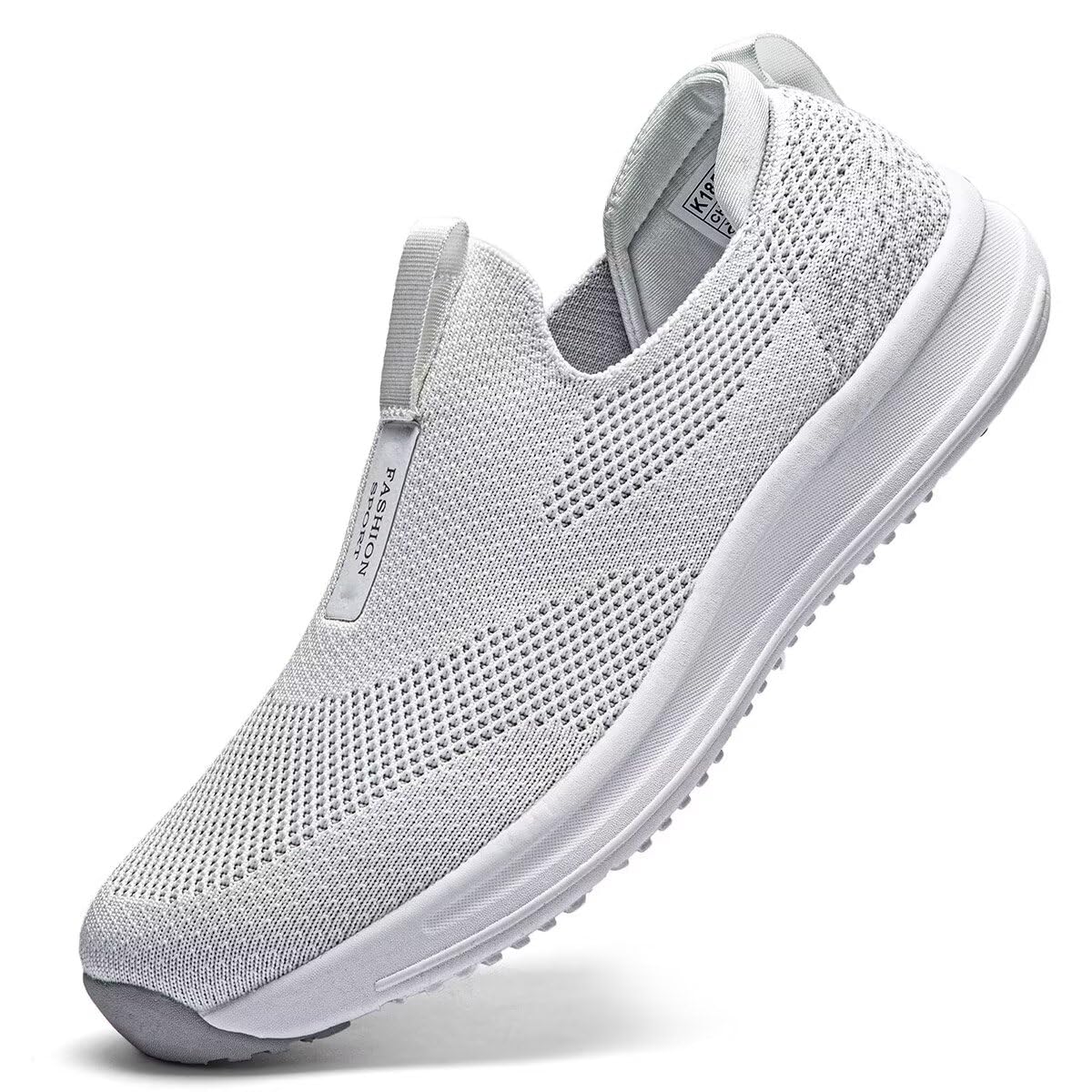 Mens Running Shoes Casual Slip on Walking Tennis Gym Sneakers Lightweight Breathable Mesh Workout Sports Soft Sole