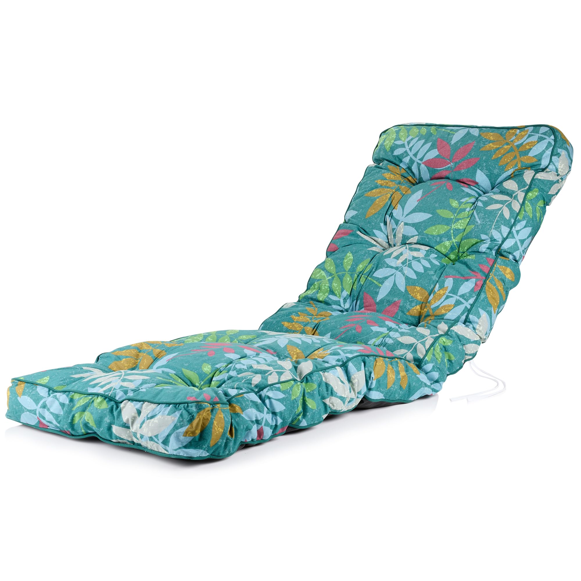 Alfresia Alexandra Green Leaf Relaxer Replacement Cushion – Garden Relaxer Chair Cushion, Classic Style, Tightly Packed Crumb Foam Filling, Use Chairs And Outdoor Furniture, Choice Of Colour (Alexandra Leaf)