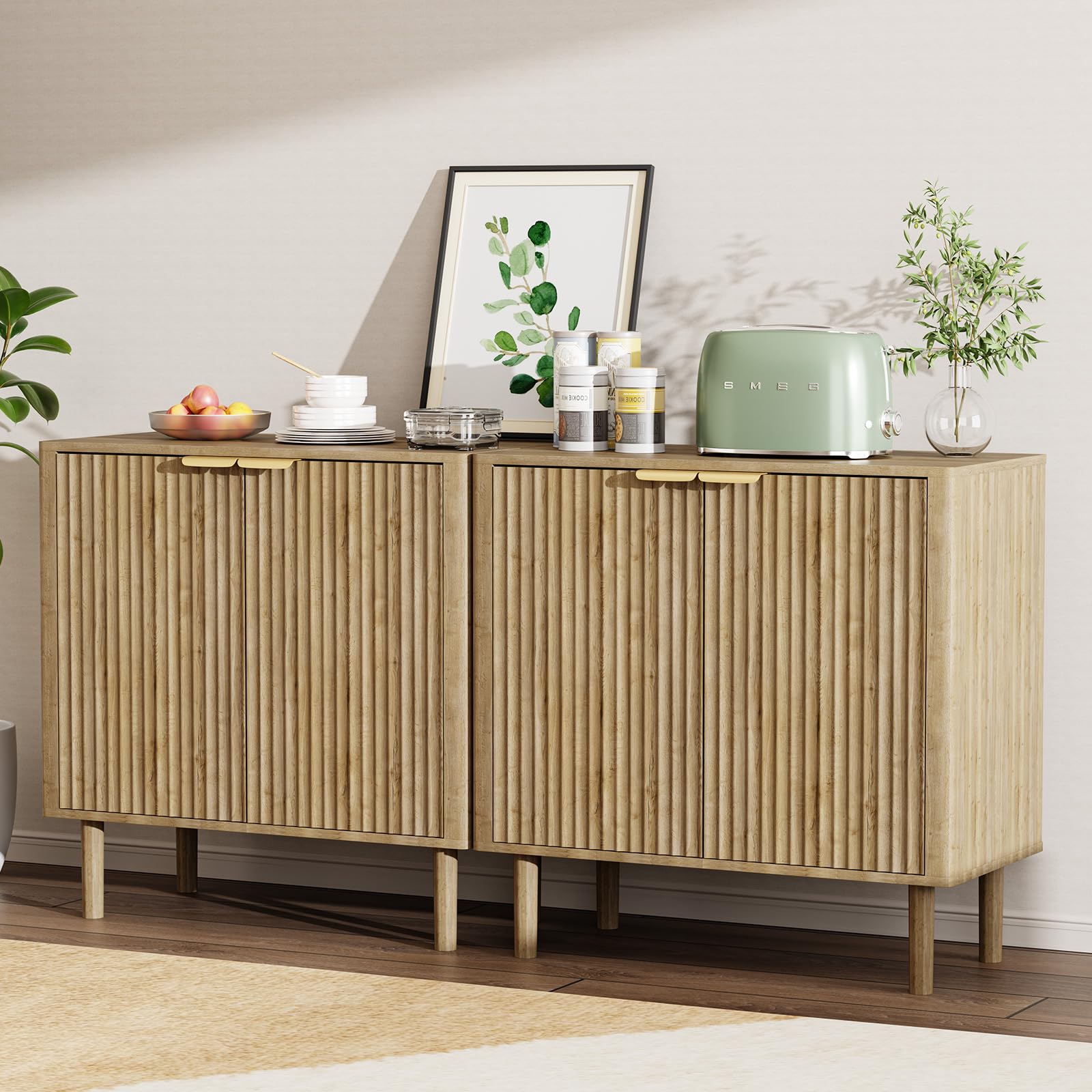 EKK104 展示品 カレ クラデンザ サイドボード 48万 キャビネット Amazon.co.jp: サイドボード ビュッフェキャビネット 収納付き モダン