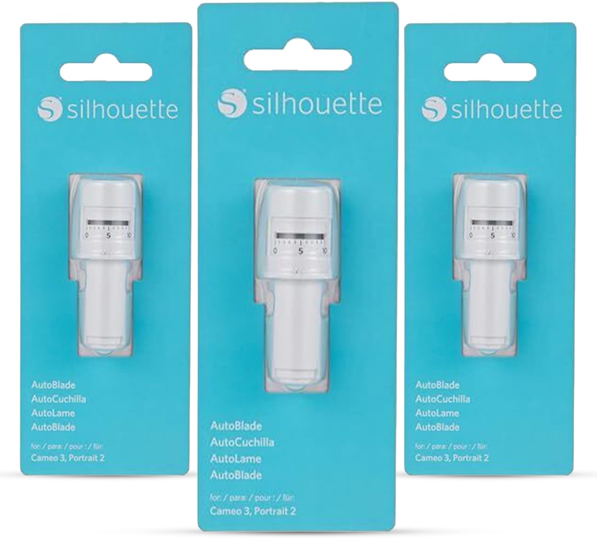 Autoblade Replacement for Cameo 3 and Portrait 2 (3 Pack), White