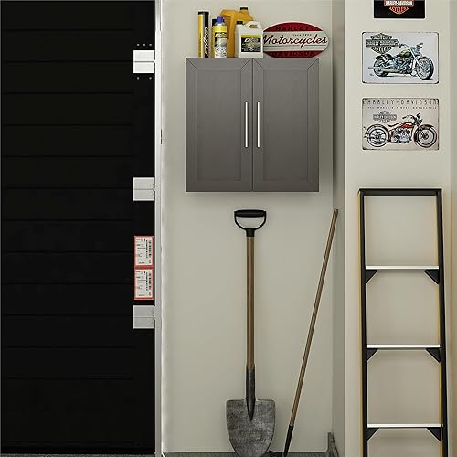 Miniatura 4 de SystemBuild Evolution Camberly - Armario de pared enmarcado de 24 pulgadas, gris grafito