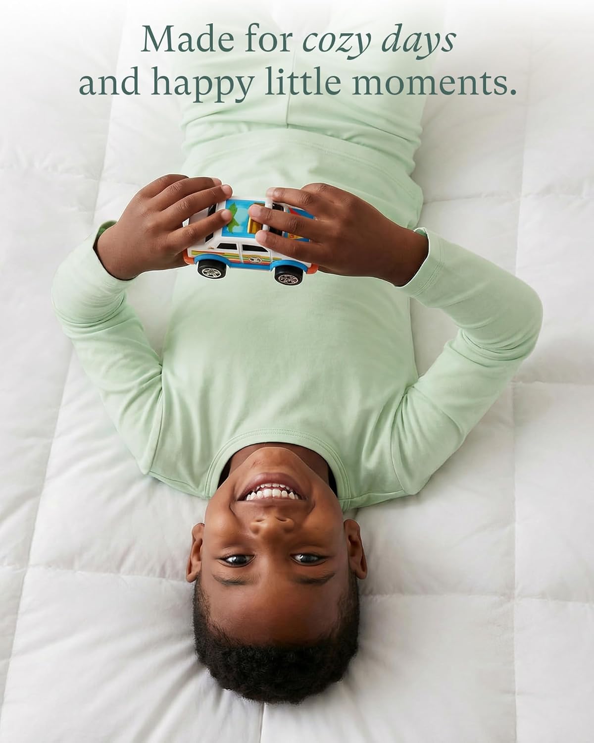 PurComfy SuperSoft Toddler Pajama Set, 4-Piece Bamboo Viscose Snug-Fit Sleepwear for Boys Girls, Long Sleeve Toddler Clothes