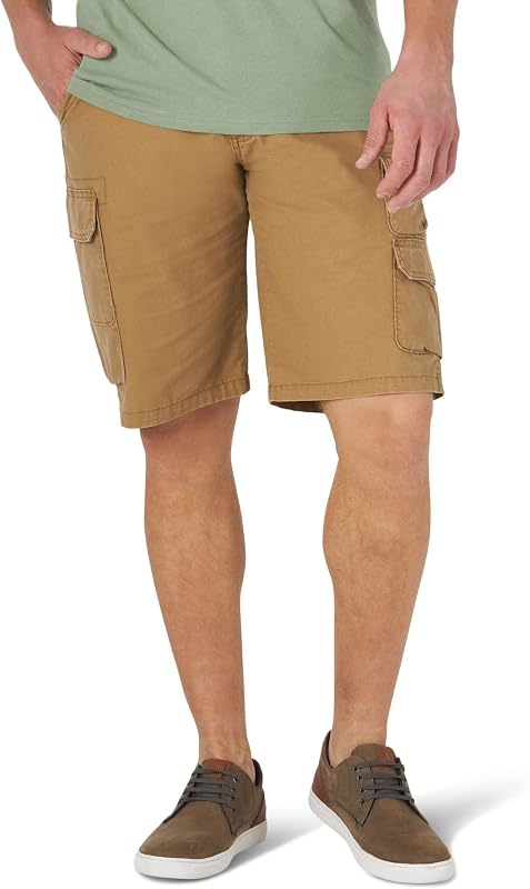 Wrangler Authentics pantalones cortos cargo de sarga elástica para hombre