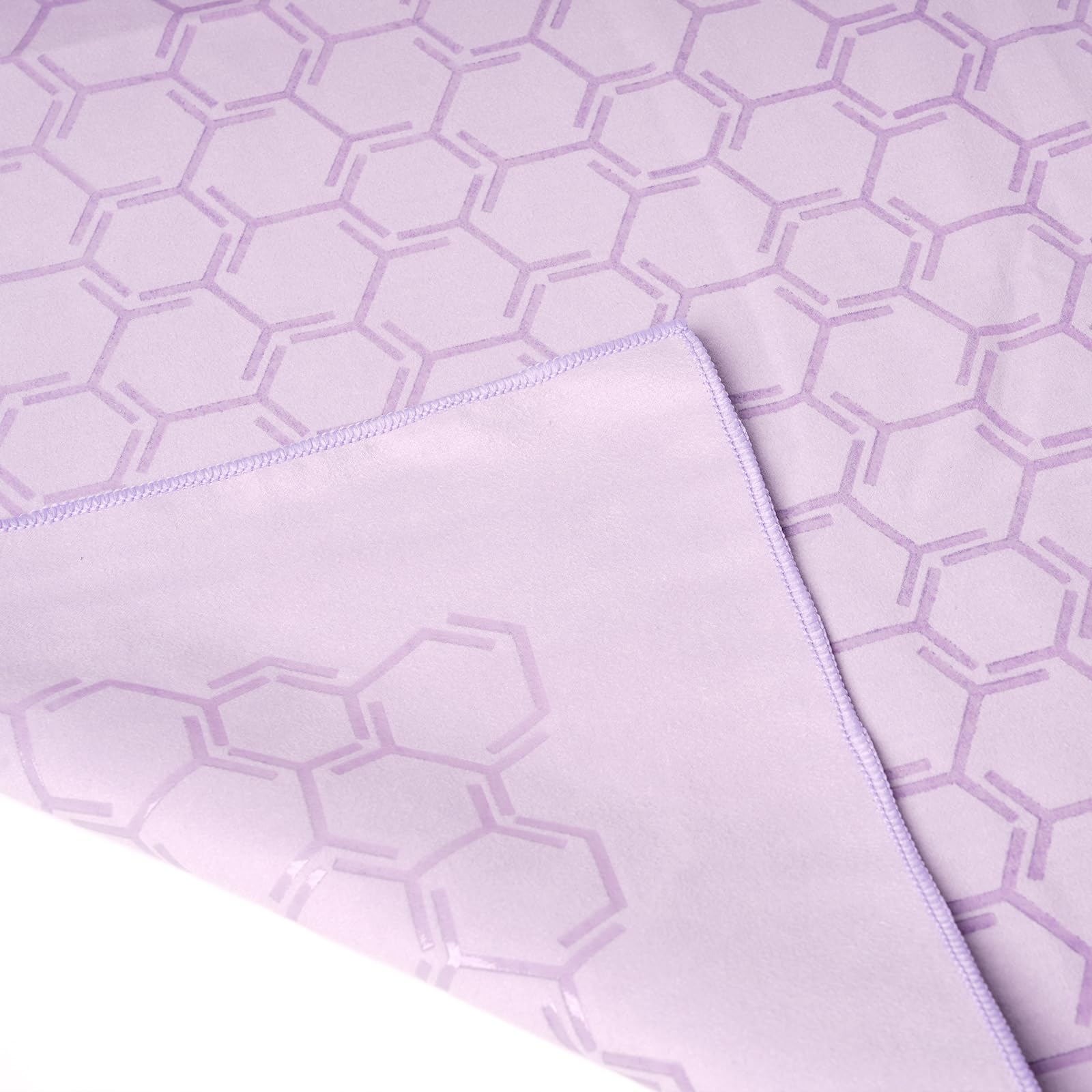 Eunzel Toalla de yoga para yoga caliente, antideslizante de doble cara, toalla de microfibra absorbente para yoga caliente, Vinyasa y Power, 26.5 x 72 pulgadas, morado taro