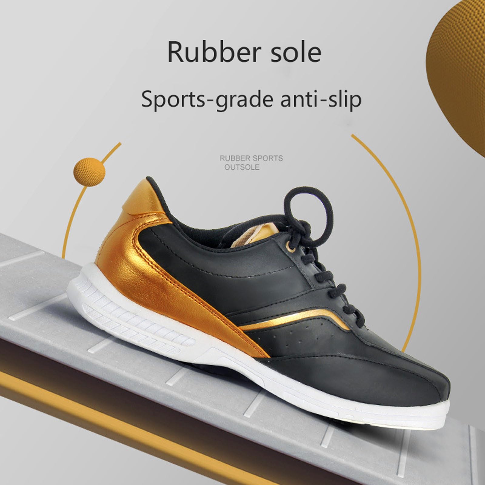 Scarpe da Bowling Uomo,Scarpe da Bowling da Uomo per Adulti,Scarpe da Bocce in Pelle,Scarpe da Bowling da Uomo Moda,Scarpe Sportive Moderne,Leggero E Traspirante,per Uso Interno ed Esterno
