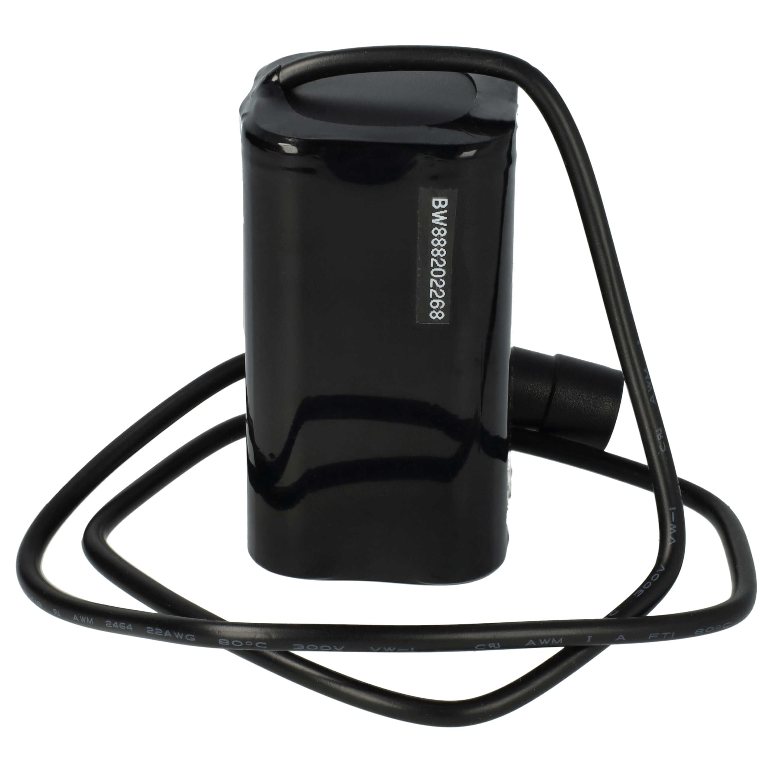 vhbw pacco batteria per faretti, fanalini per biciclette (5200mAh, 8,4V, Li-Ion)