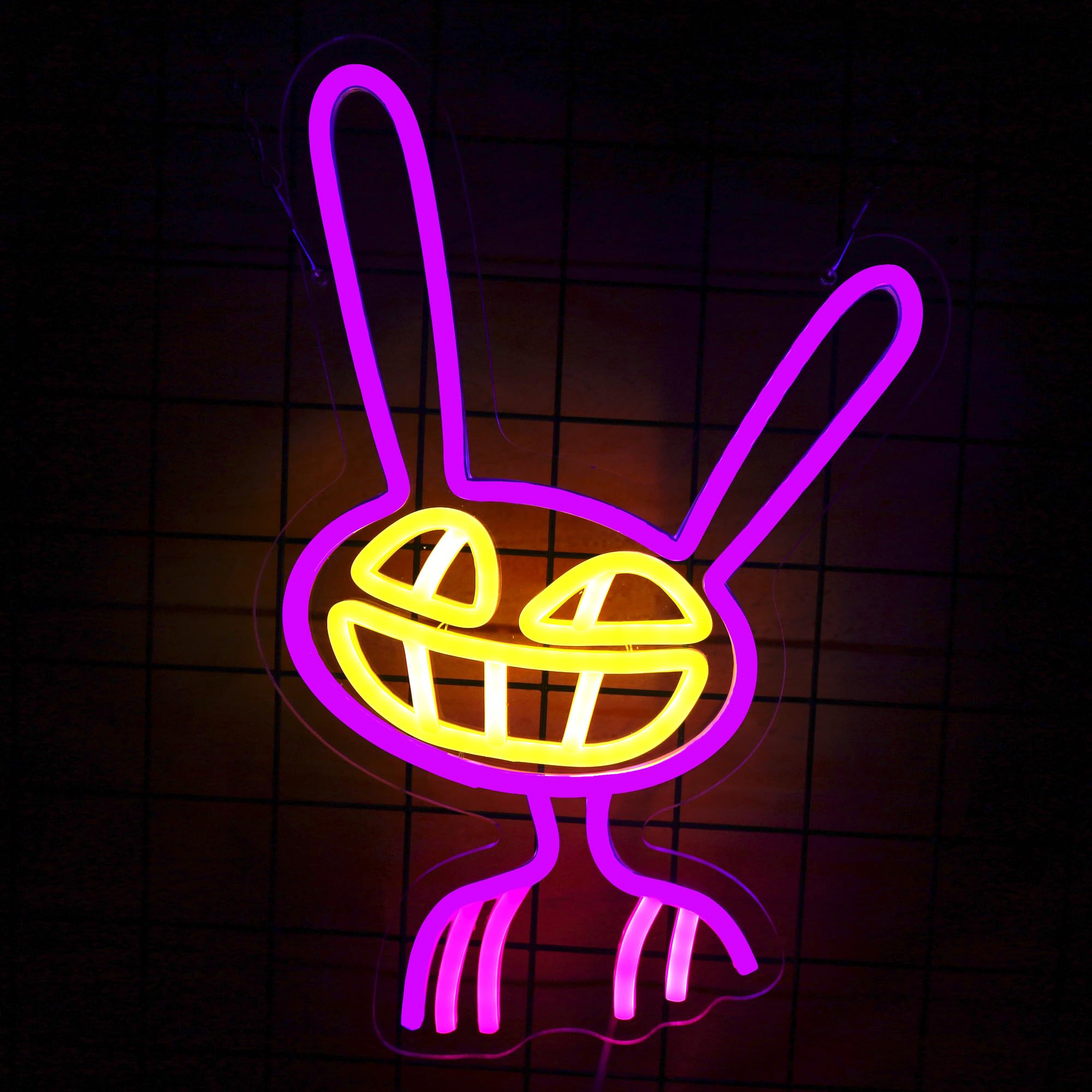 Digital Circus Jax Neon Sign USB Powered for Wall Decor,Anime Neon