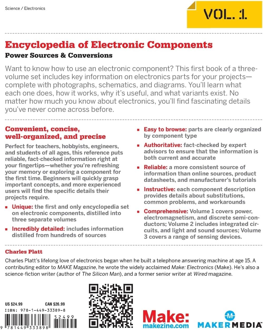 Encyclopedia of Electronic Components Volume 1: Resistors, Capacitors, Inductors, Switches, Encoders, Relays, Transistors - الصورة 2