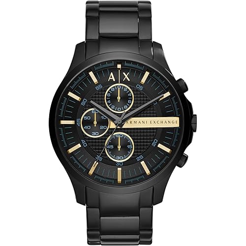 A|X Armani Exchange Chronograph Watch for Men; Men's Watch with Leather, Stainless Steel or Silicone Band
