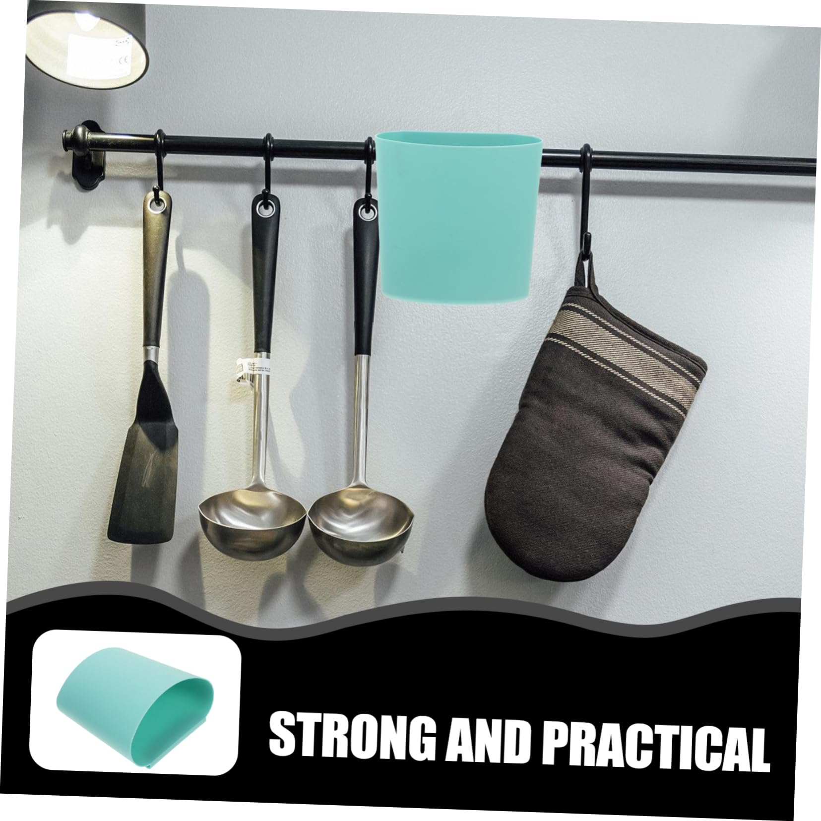 BCOATH 4Pcs Rolling Cart Hanging Storage Cups Plastic Buckets for Easy Organization Versatile Use Kitchen Bathroom Beauty Salon Peacock