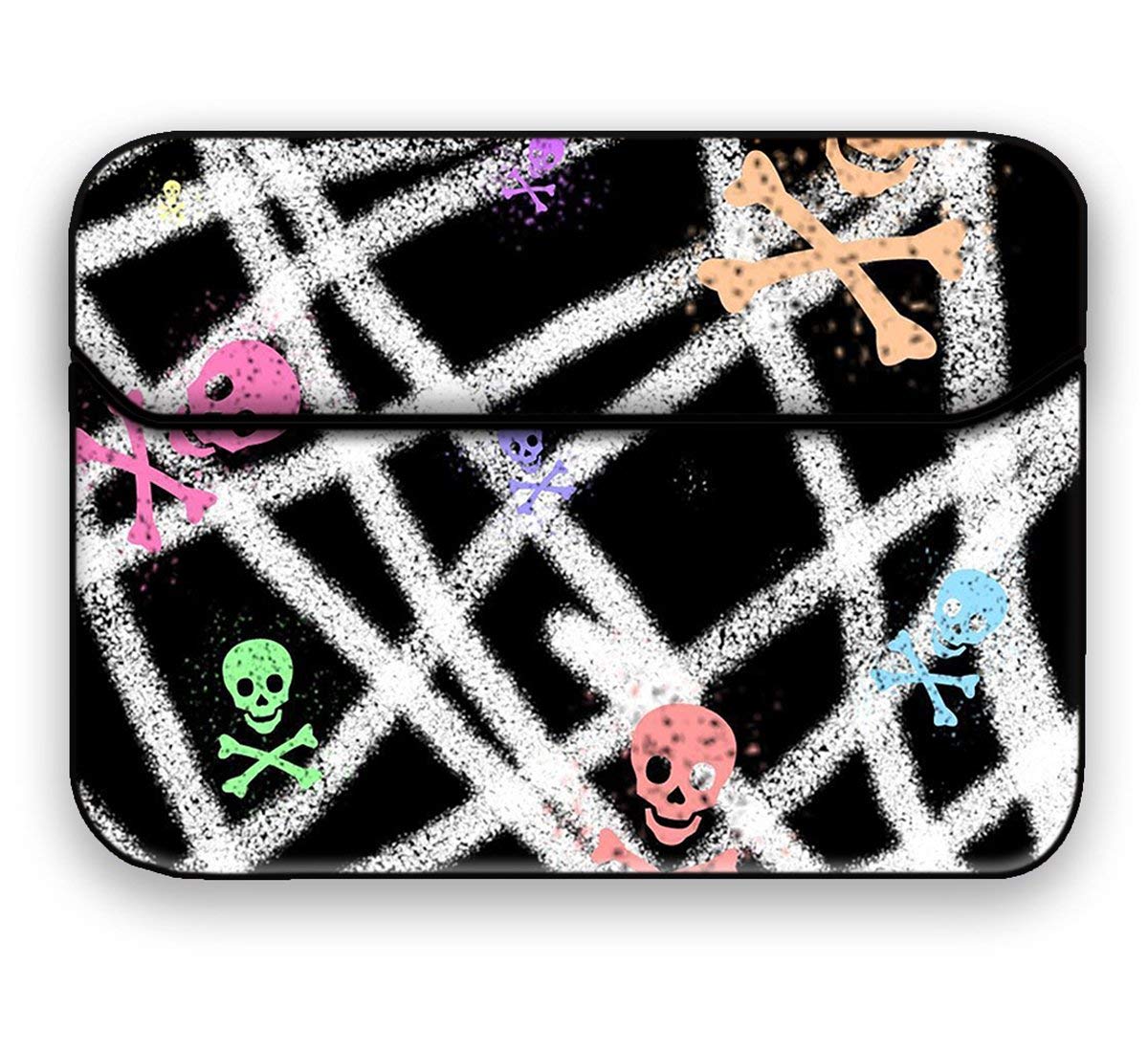 Theskinmantra Skull Spray Slip-on Laptop/MacBook Sleeve case Cover Bags.