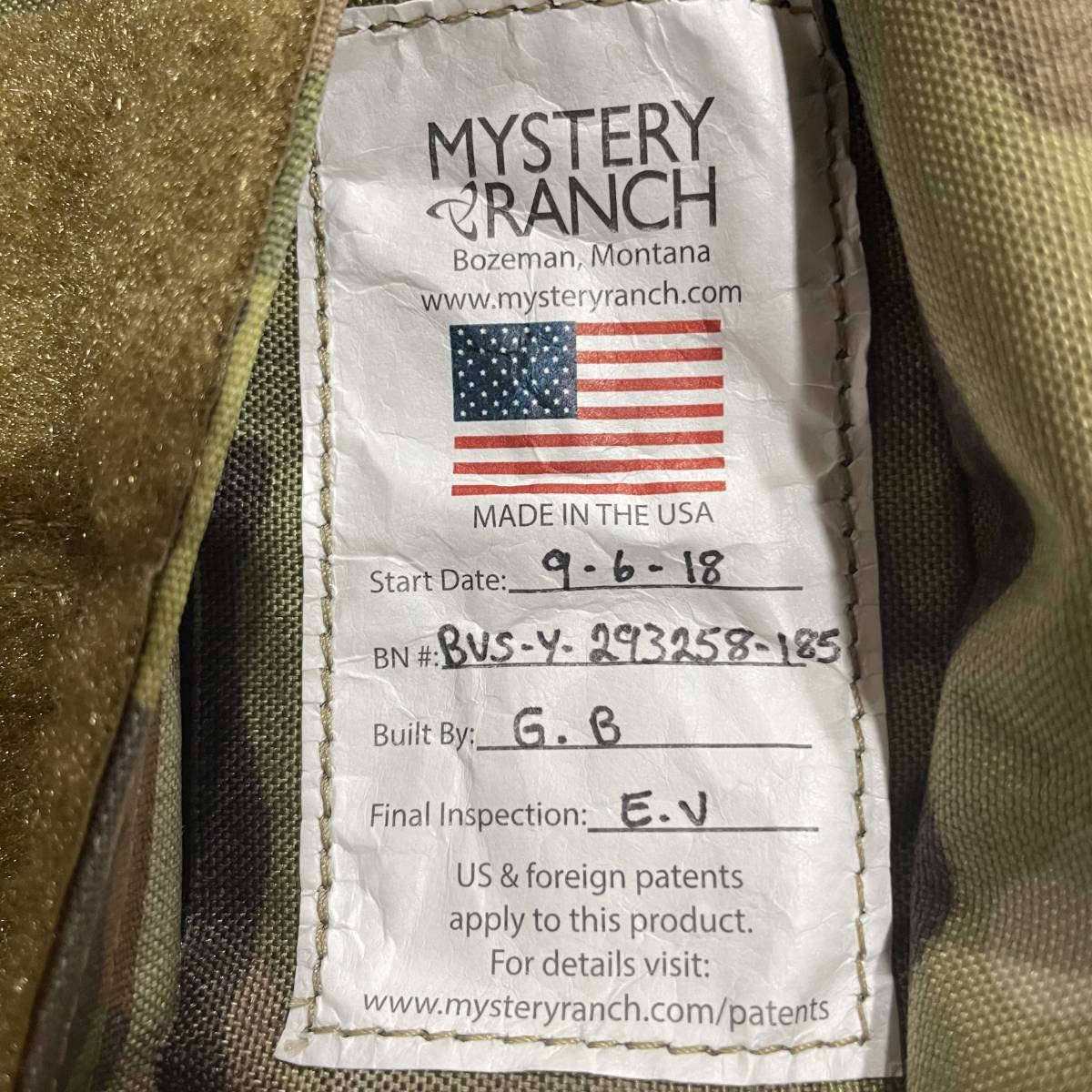Amazon | ミステリーランチ 3デイアサルトBVS マルチカム MYSTERY 