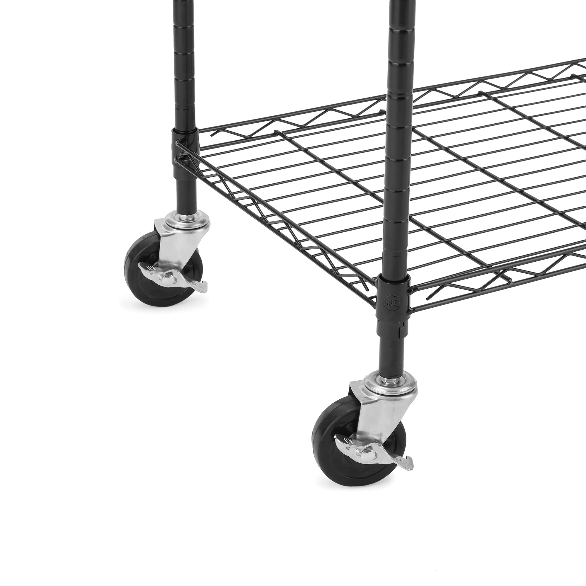 Ruedas de 3 pulgadas – Ruedas roscadas universales para estanterías de metal